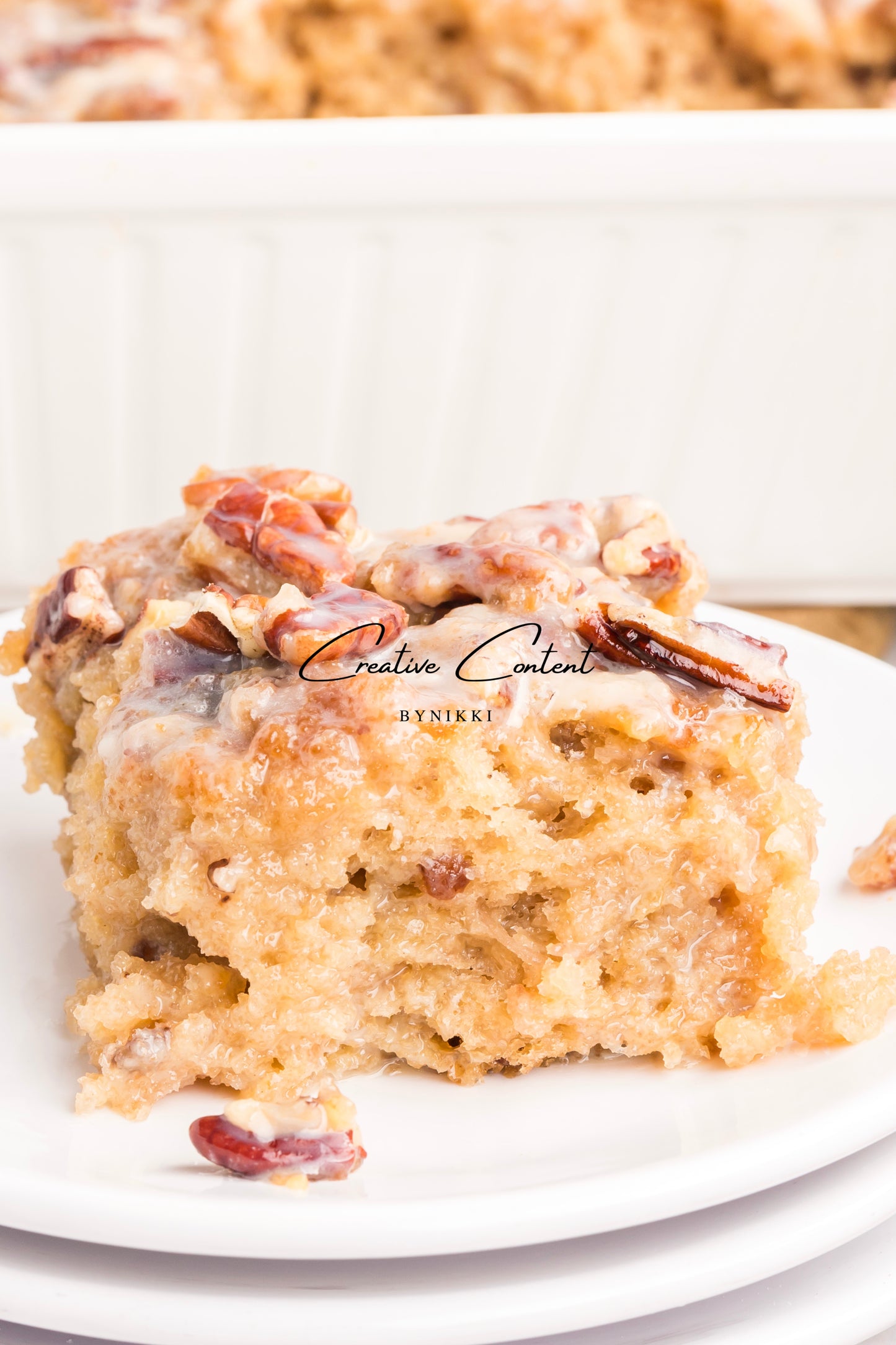 Pecan Praline Poke Cake  - Exclusive