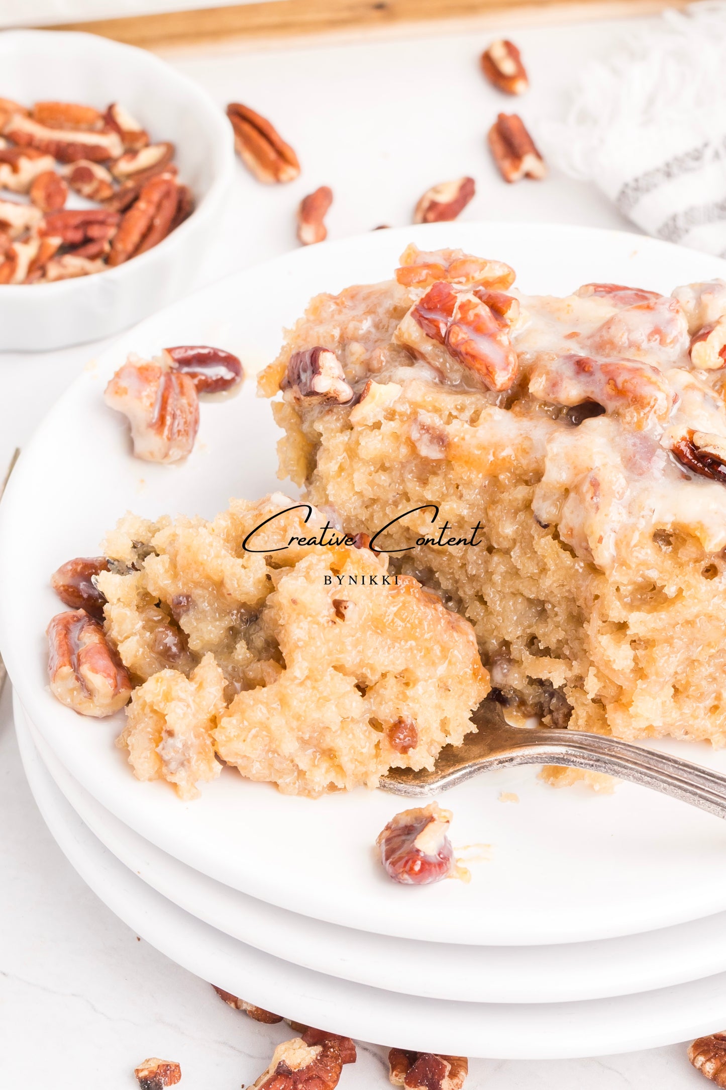 Pecan Praline Poke Cake  - Exclusive