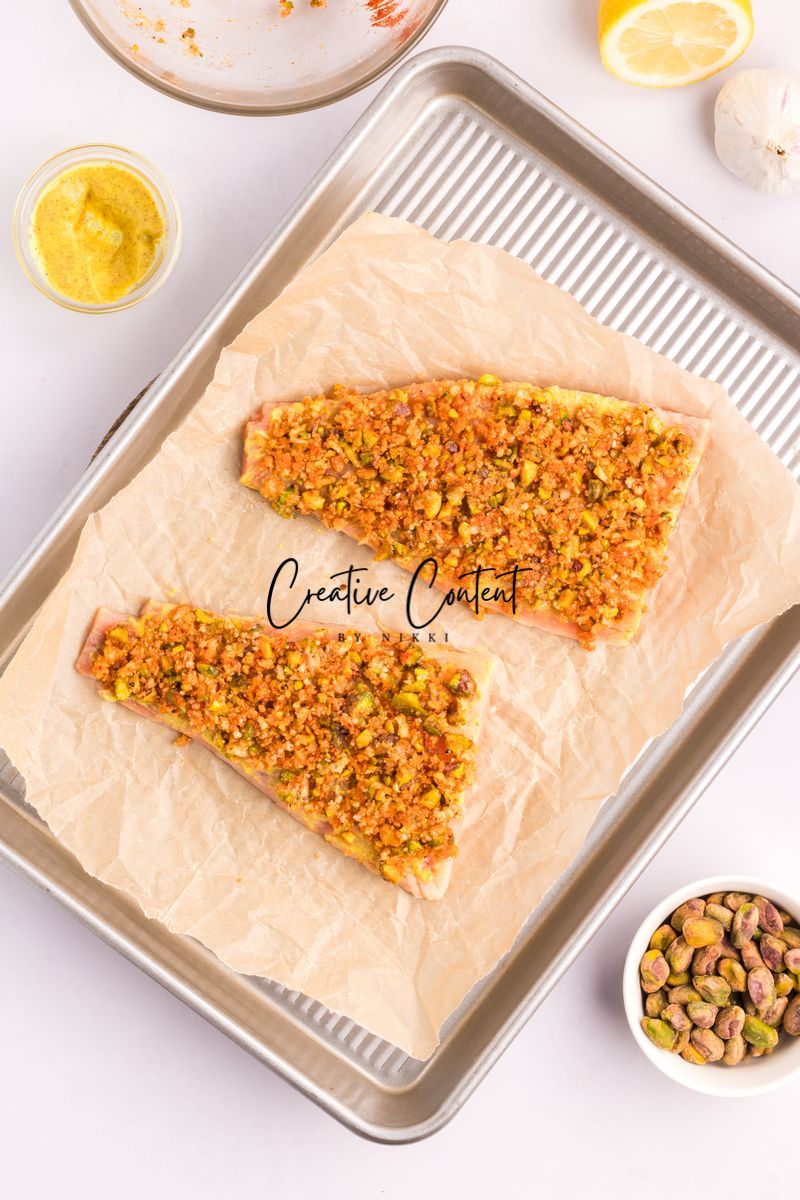 Pistachio Crusted Salmon - Set 2 of 3