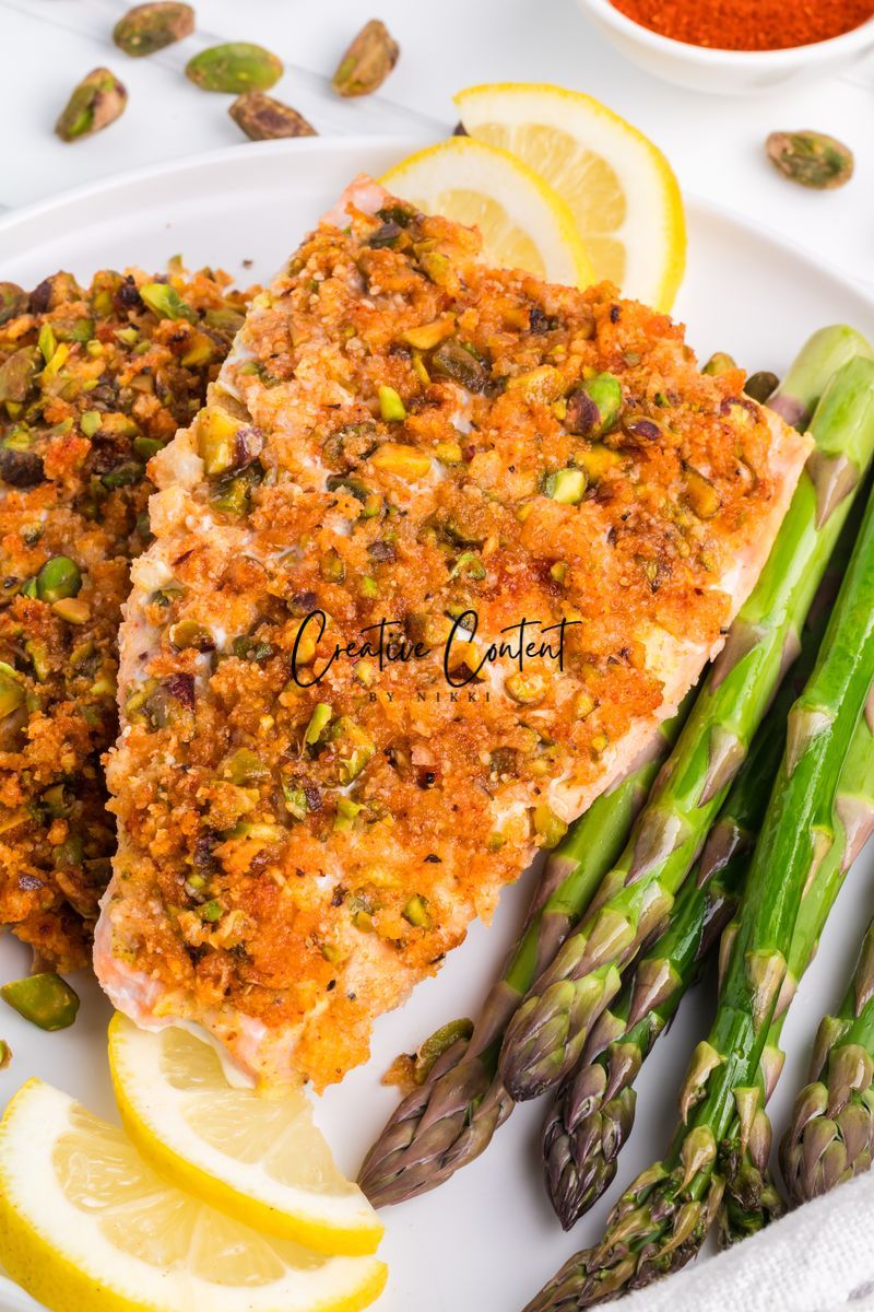 Pistachio Crusted Salmon - Set 2 of 3