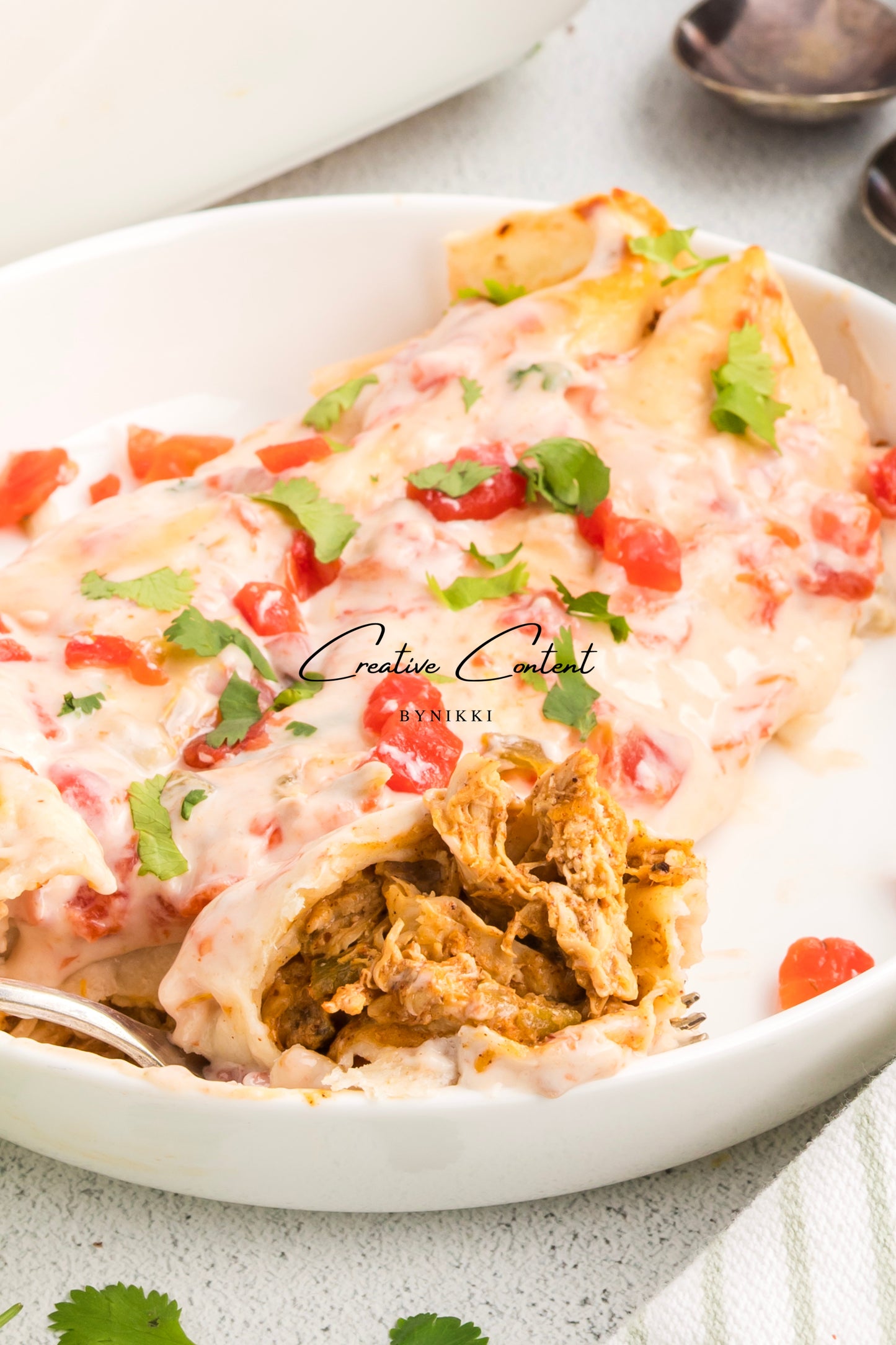 Queso Chicken Enchiladas - Exclusive