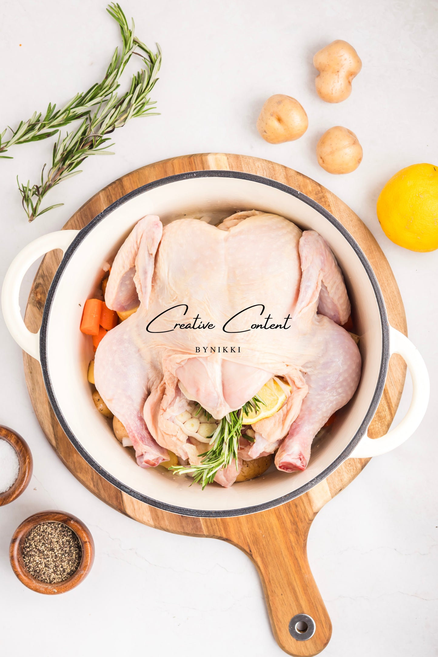 Roasted Chicken in a Dutch Oven  - Exclusive