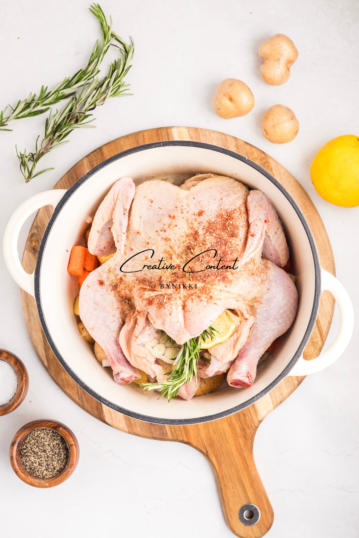 Roasted Chicken in a Dutch Oven  - Exclusive