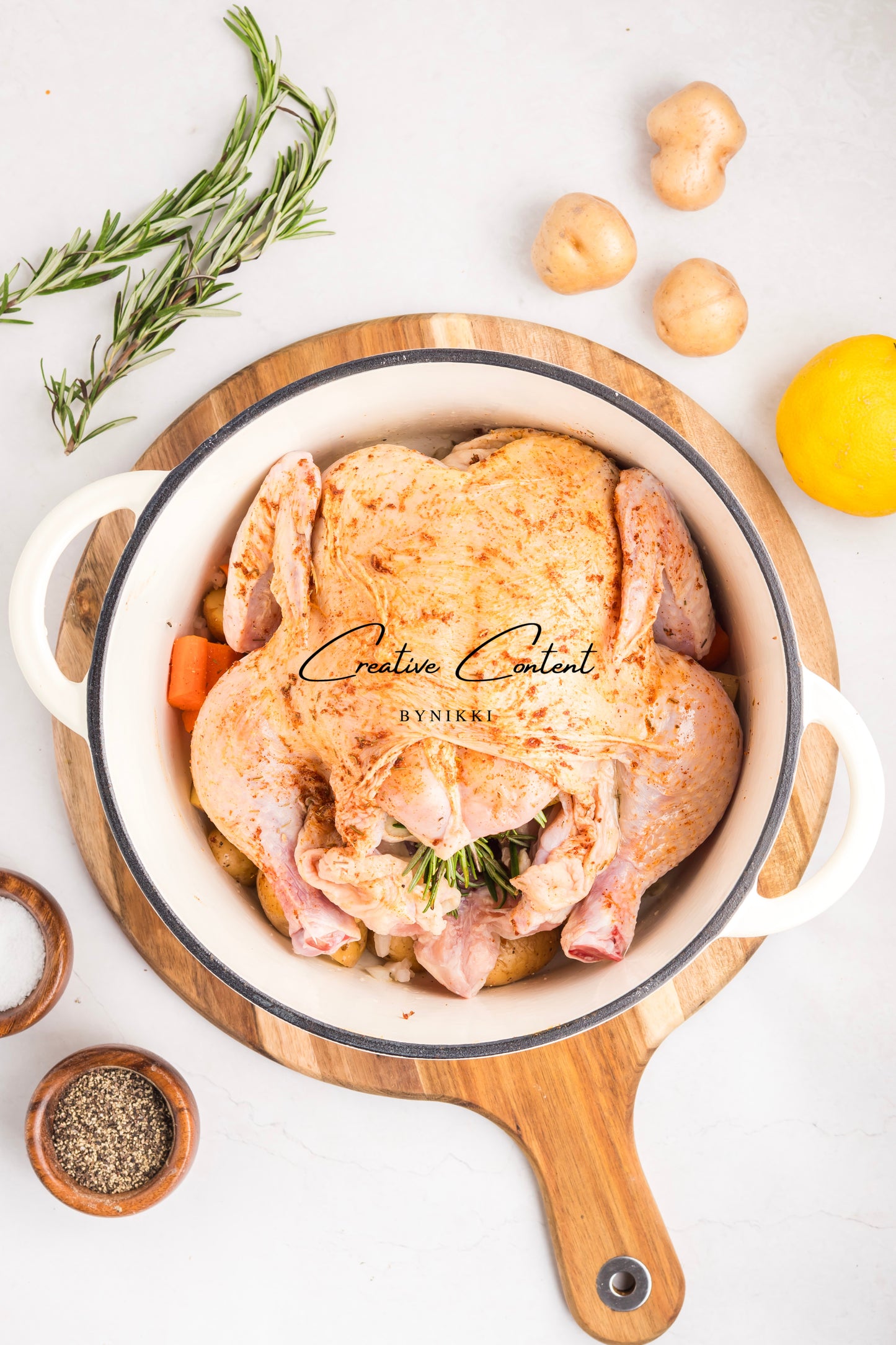 Roasted Chicken in a Dutch Oven  - Exclusive