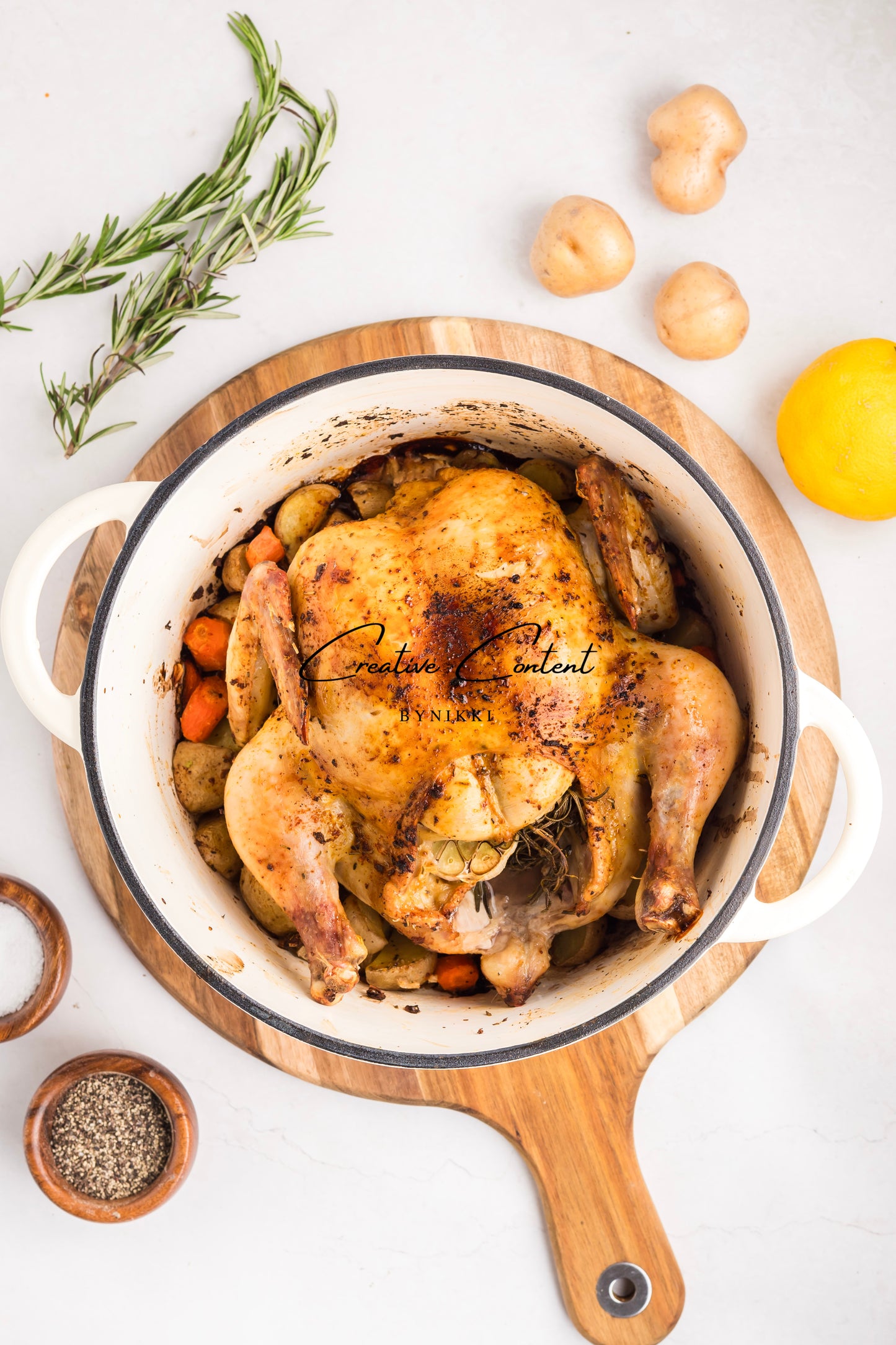 Roasted Chicken in a Dutch Oven  - Exclusive