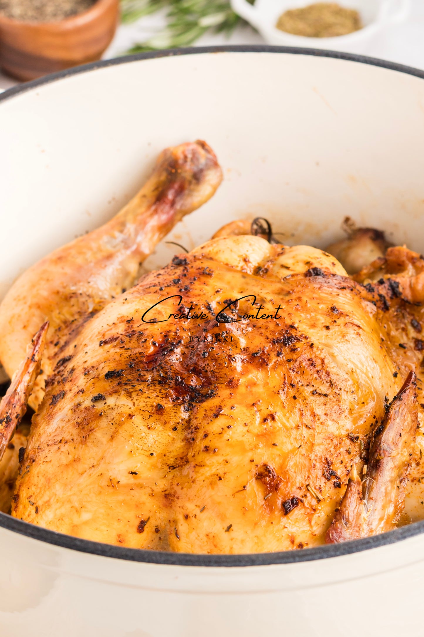 Roasted Chicken in a Dutch Oven  - Exclusive