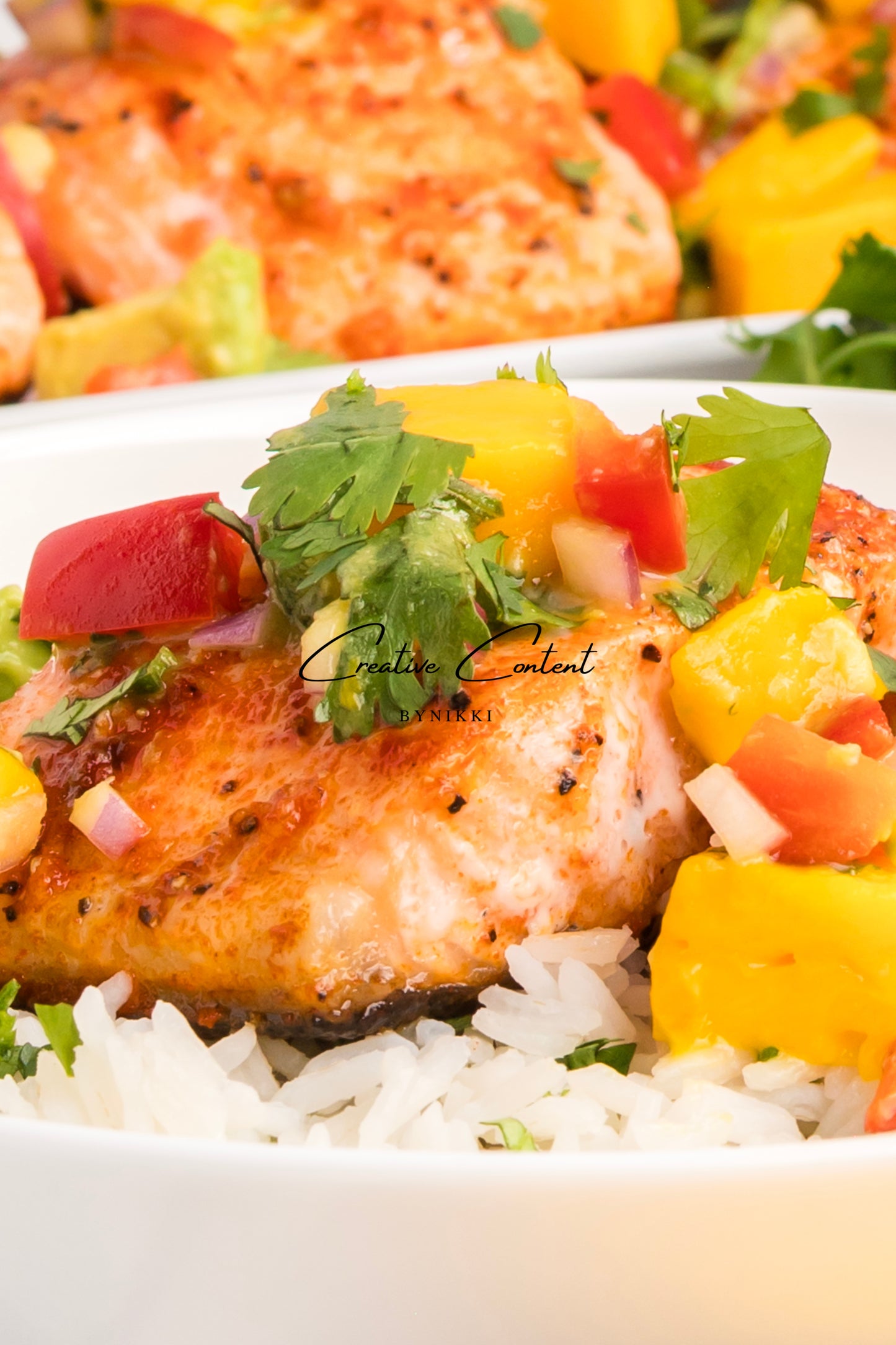 Salmon Salsa Mango + Coconut Rice - Exclusive (2 recipes)