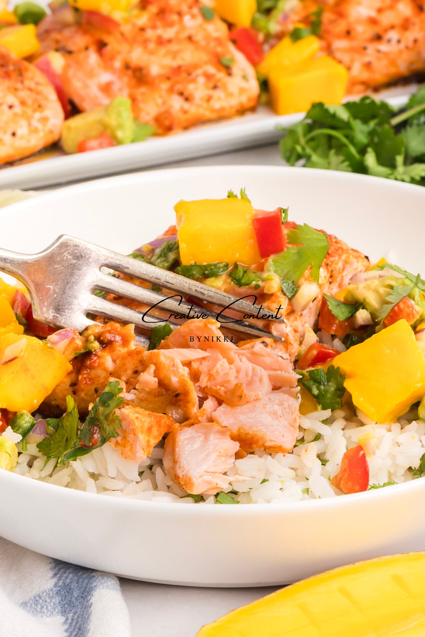 Salmon Salsa Mango + Coconut Rice - Exclusive (2 recipes)