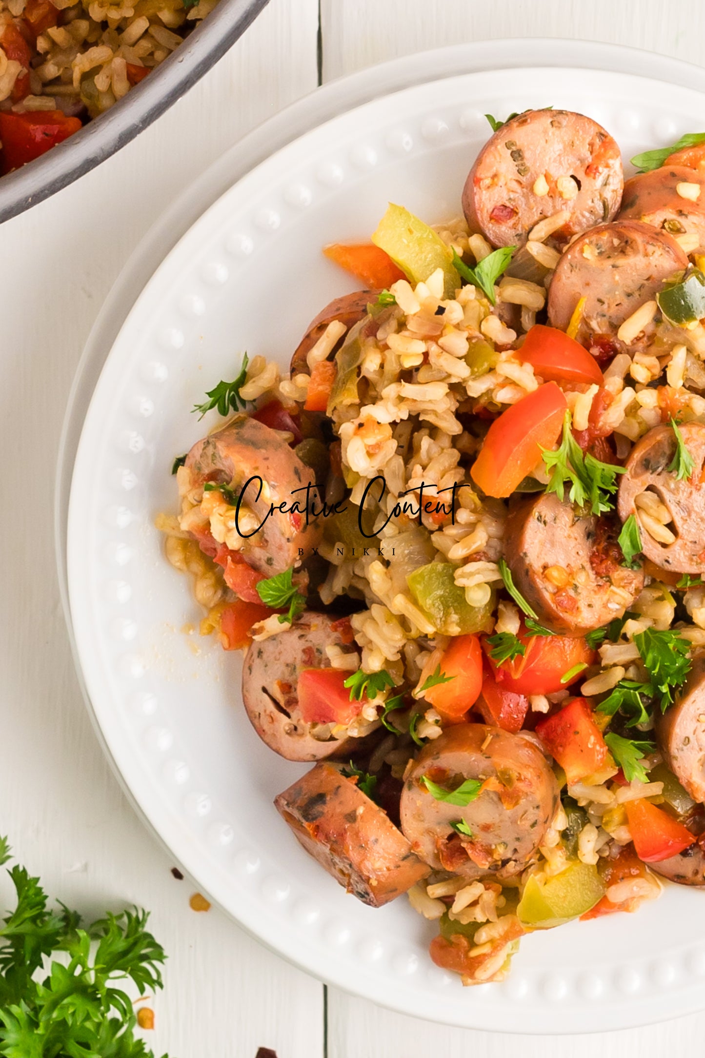 Sausage And Rice Casserole -Set 2 of 2