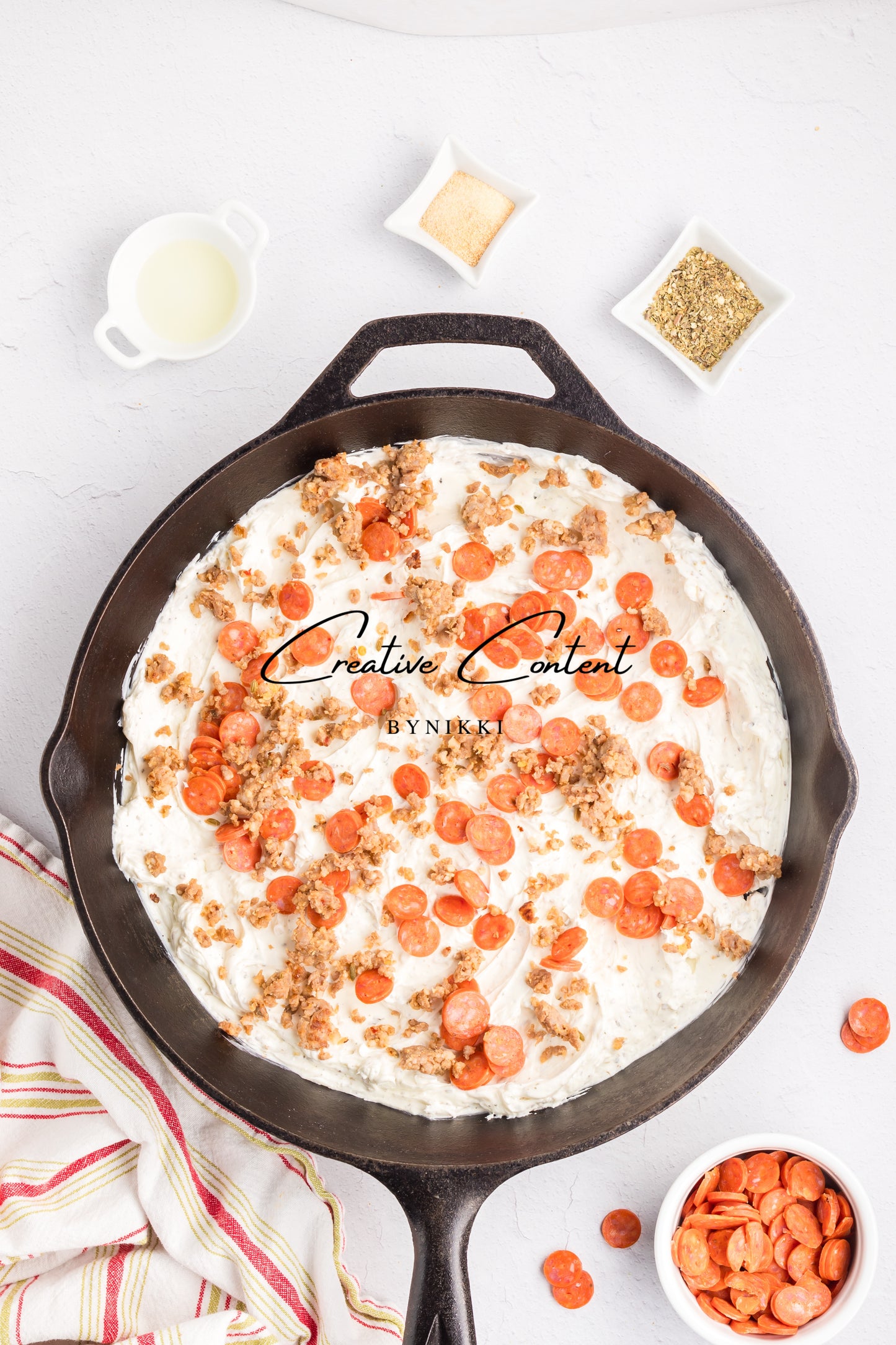 Sausage and Pepperoni Pizza Dip - Exclusive