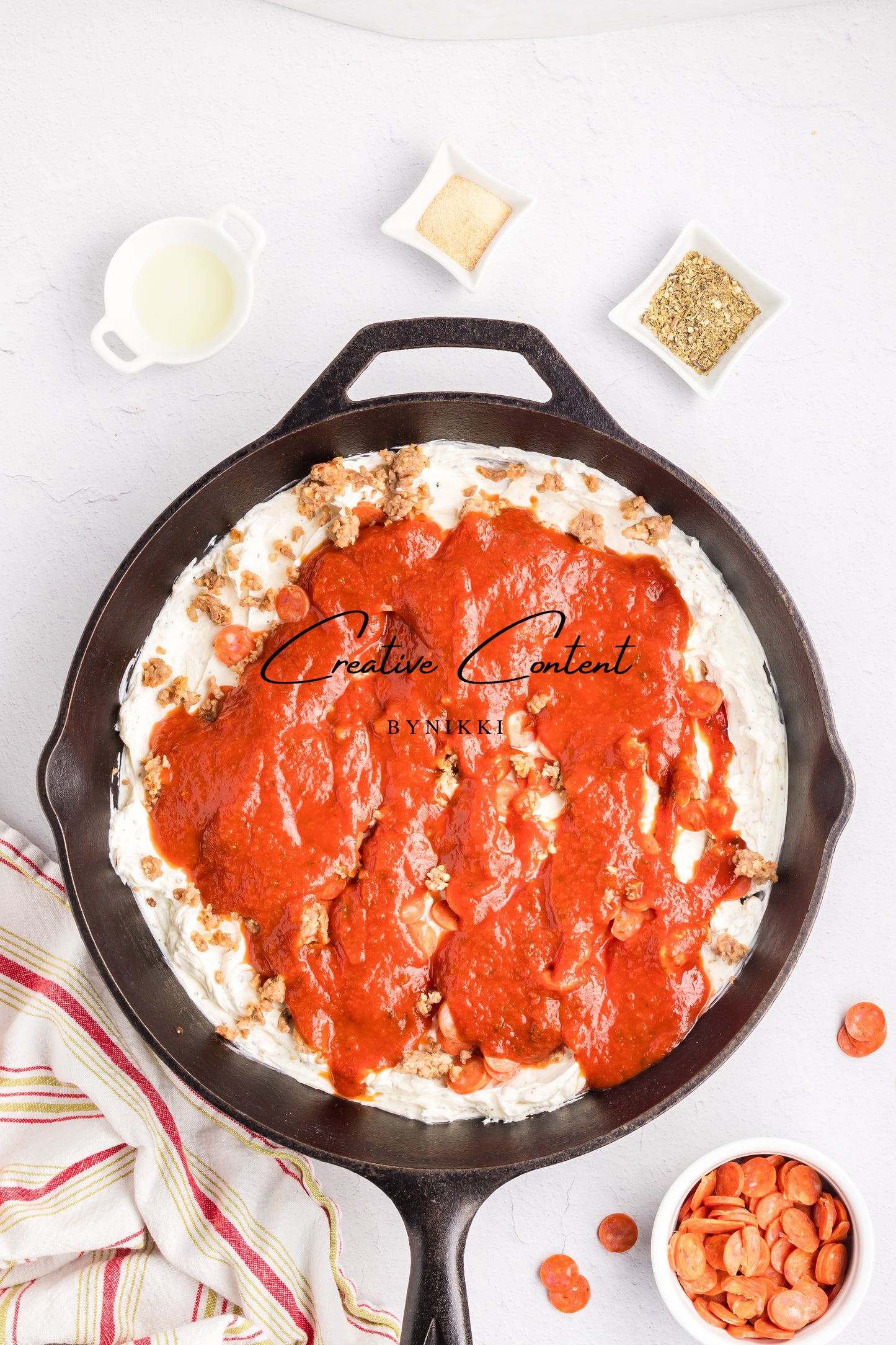 Sausage and Pepperoni Pizza Dip - Exclusive