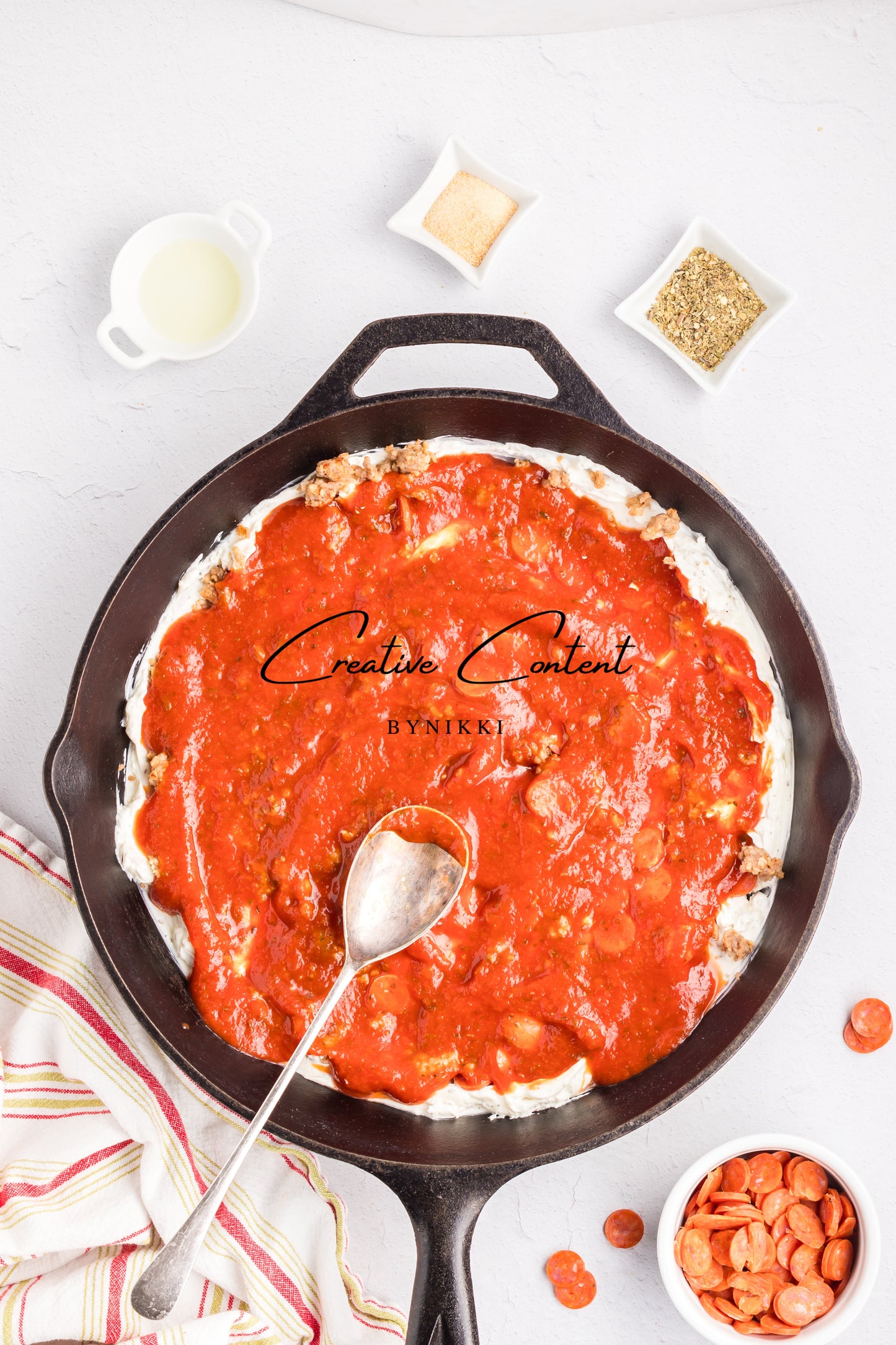 Sausage and Pepperoni Pizza Dip - Exclusive