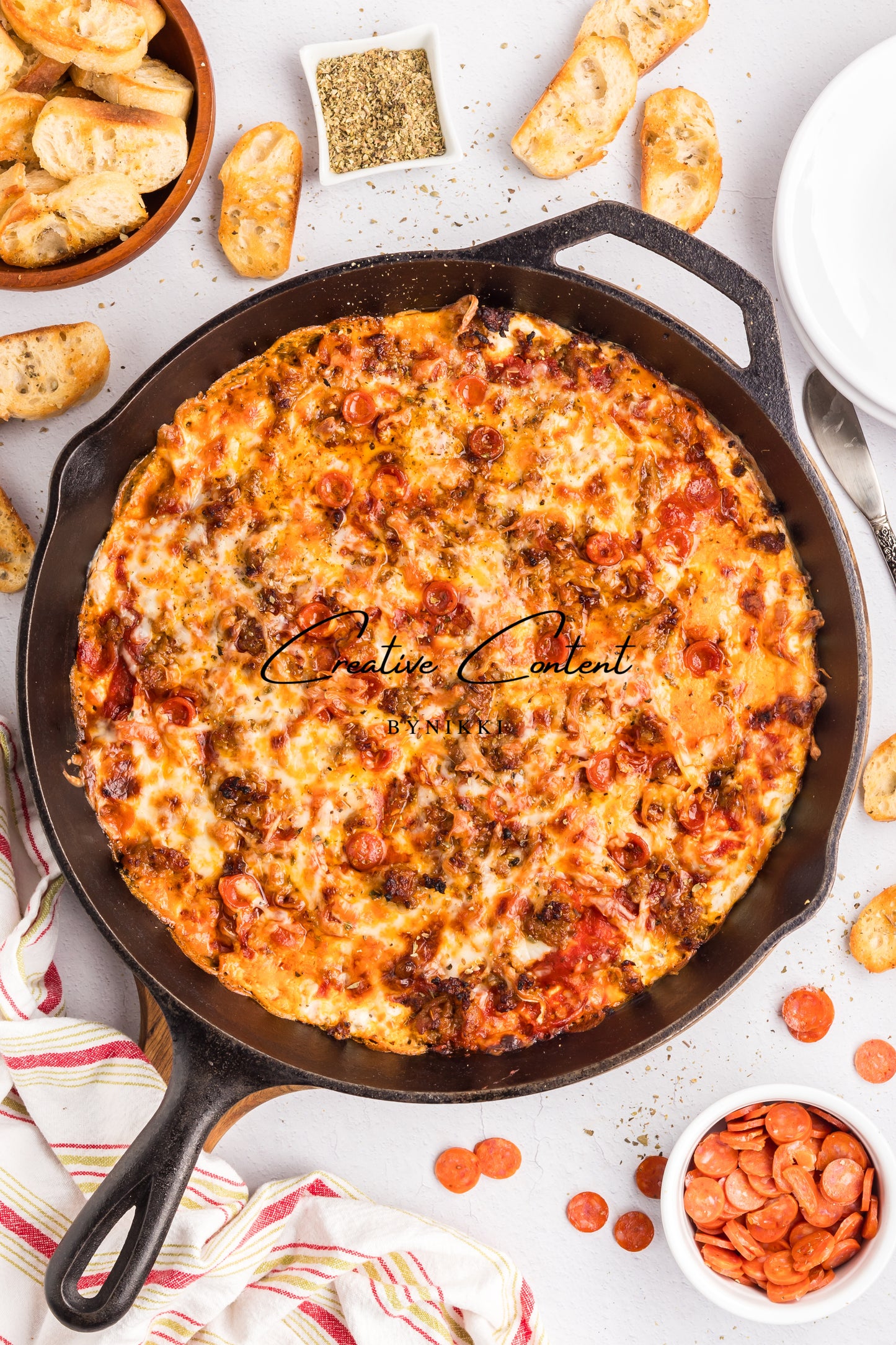 Sausage and Pepperoni Pizza Dip - Exclusive