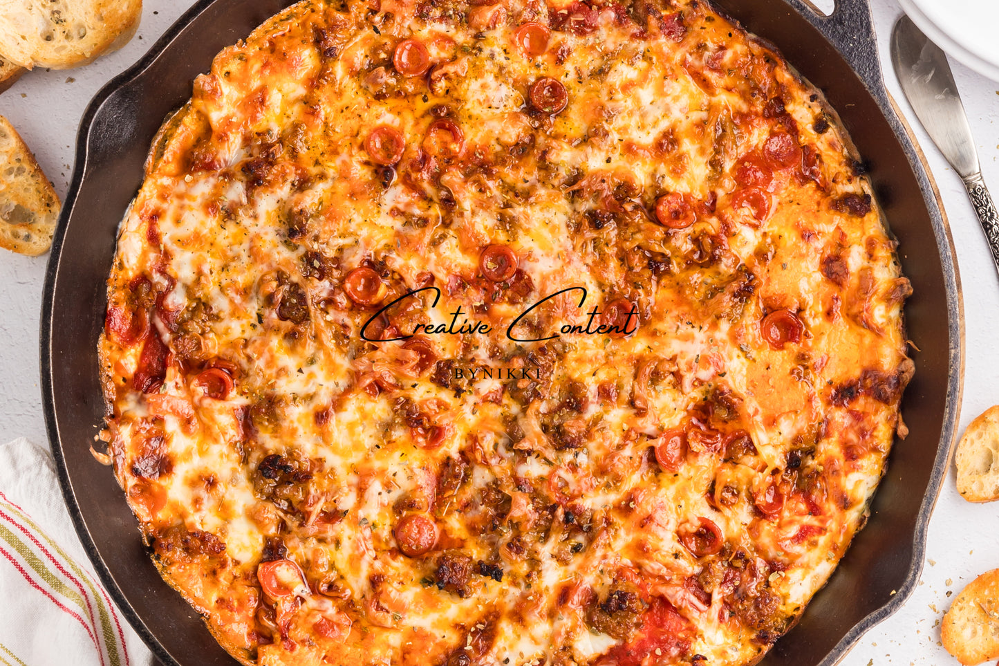 Sausage and Pepperoni Pizza Dip - Exclusive