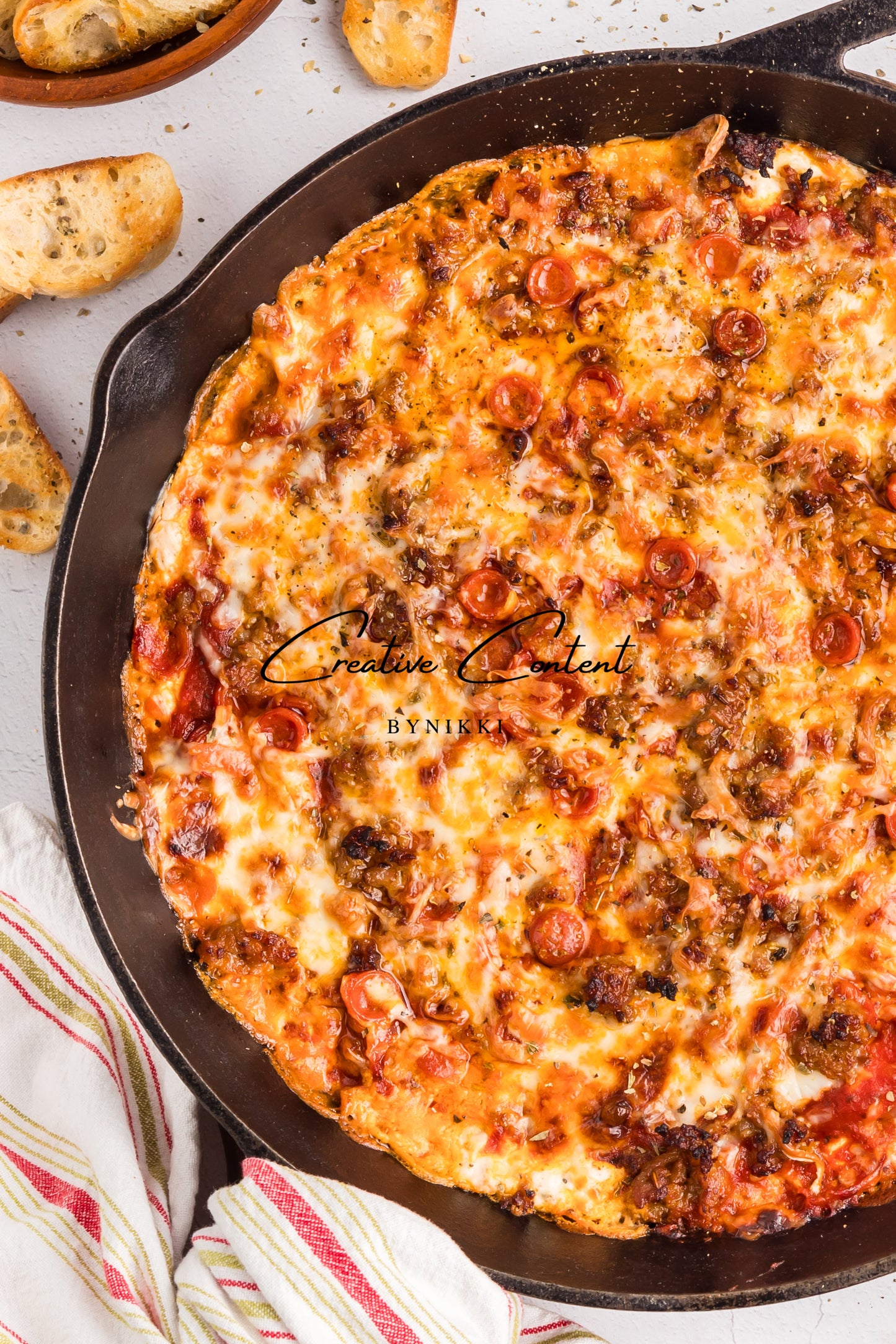 Sausage and Pepperoni Pizza Dip - Exclusive