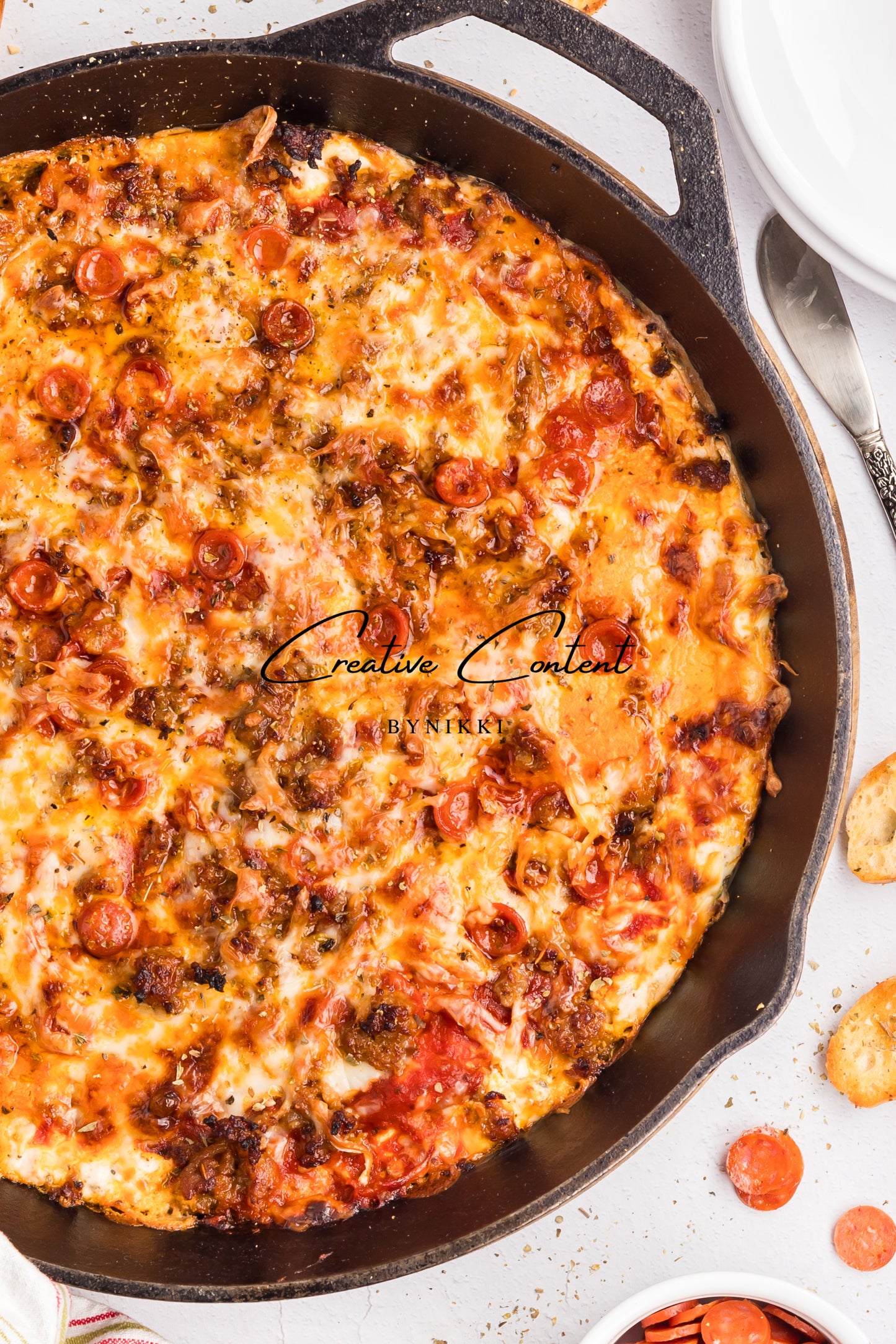 Sausage and Pepperoni Pizza Dip - Exclusive