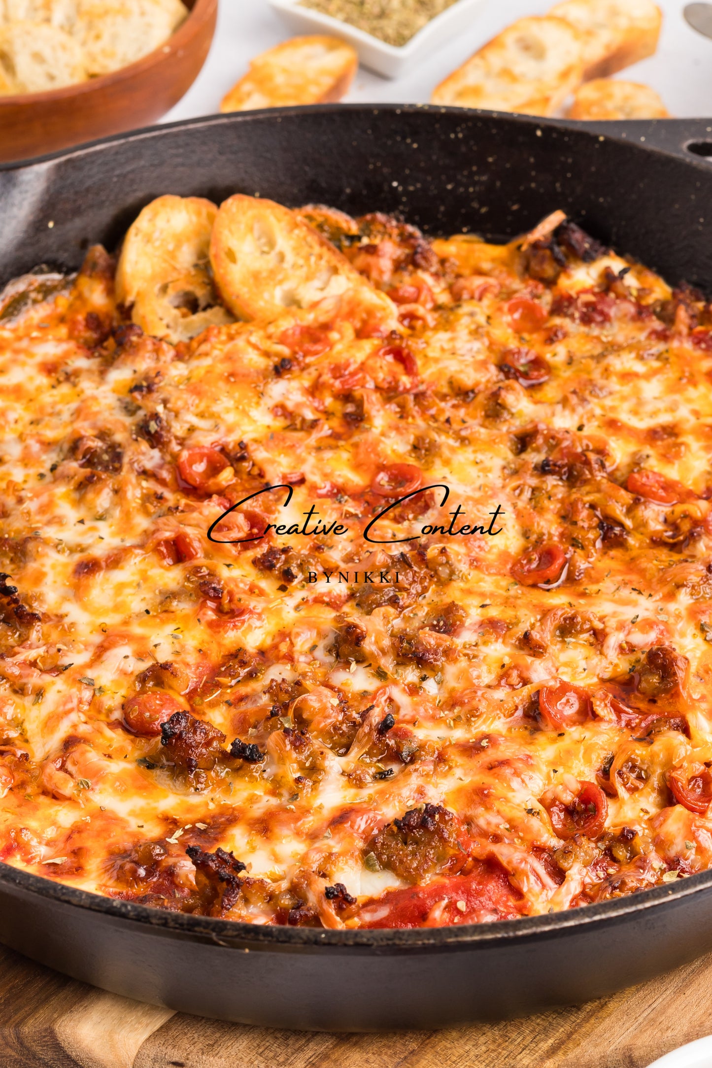 Sausage and Pepperoni Pizza Dip - Exclusive
