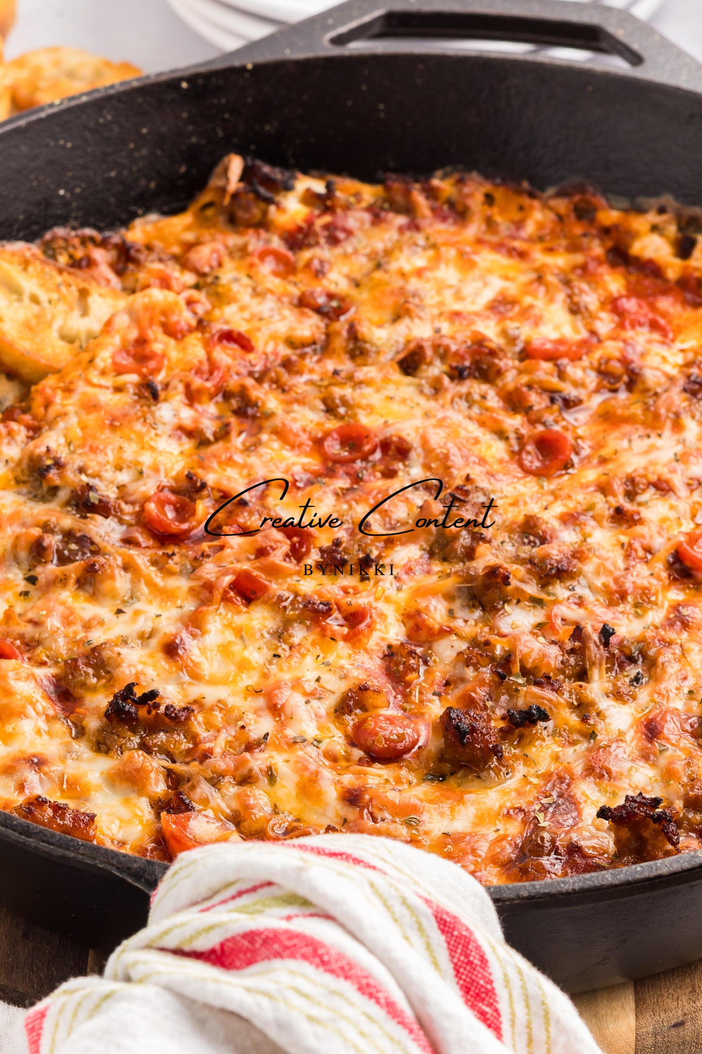 Sausage and Pepperoni Pizza Dip - Exclusive