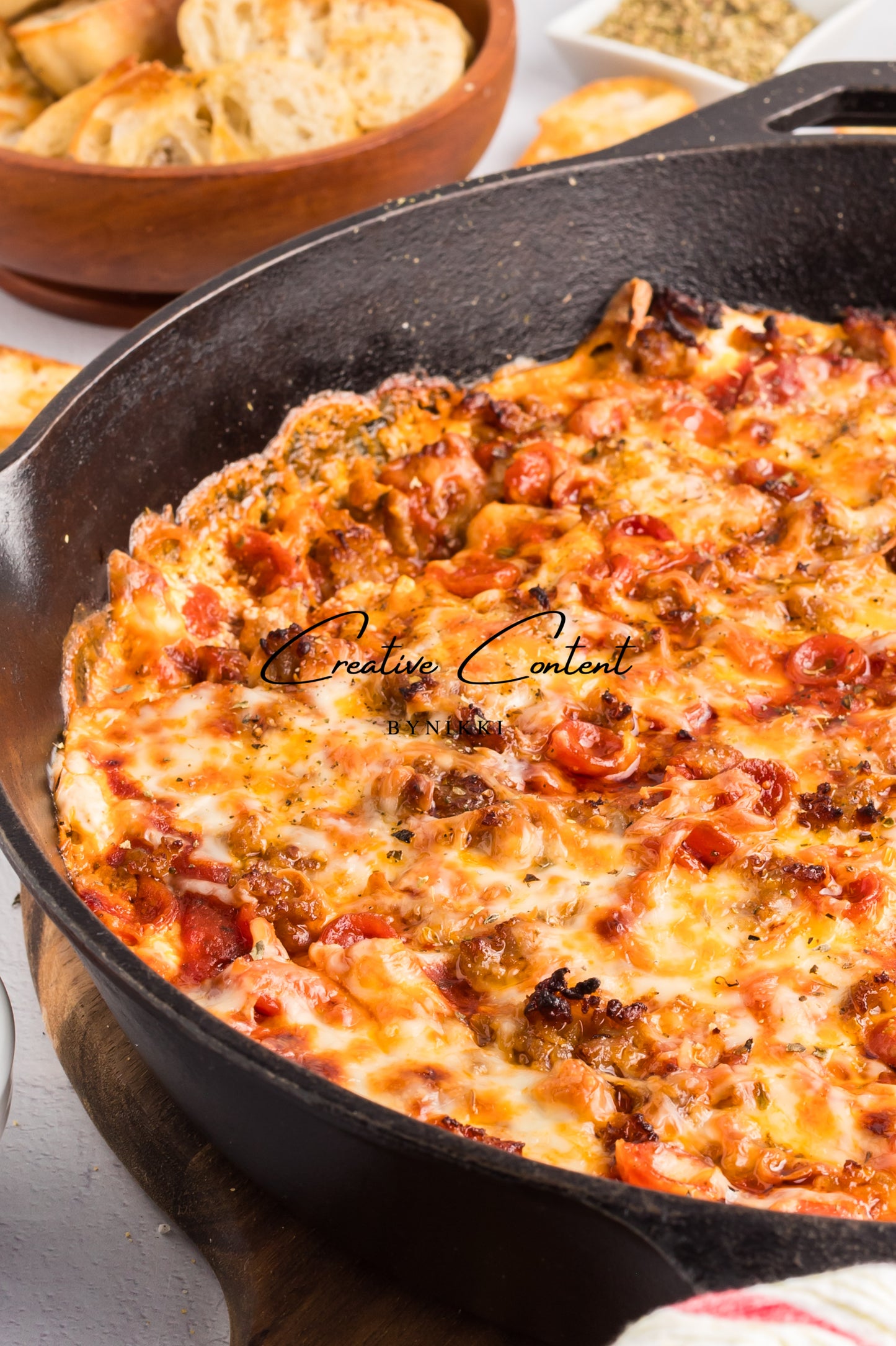 Sausage and Pepperoni Pizza Dip - Exclusive