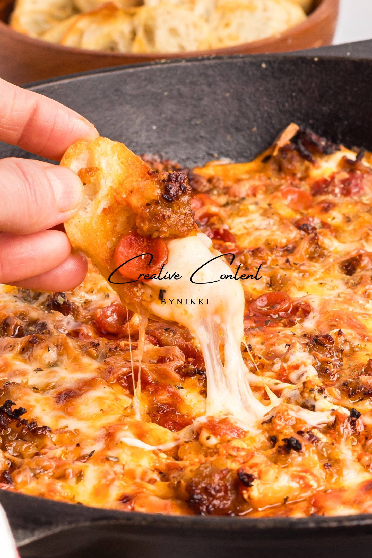 Sausage and Pepperoni Pizza Dip - Exclusive