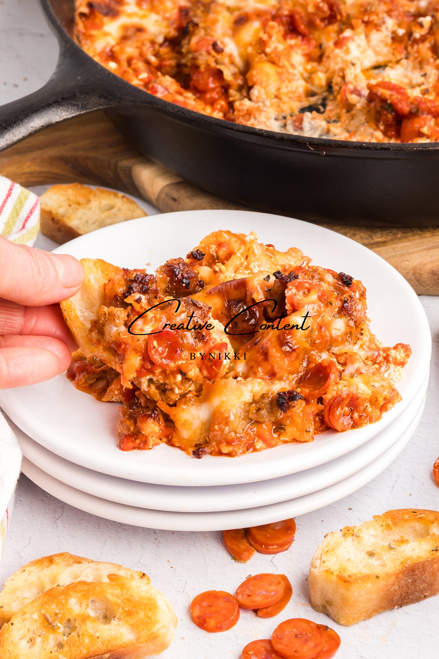 Sausage and Pepperoni Pizza Dip - Exclusive