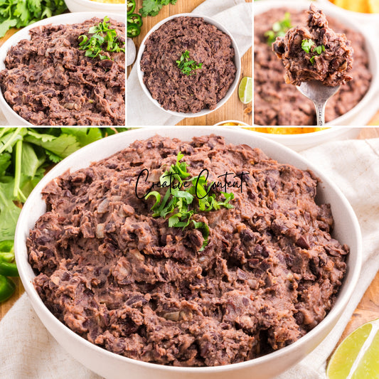 Refried Black Beans  -  Exclusive