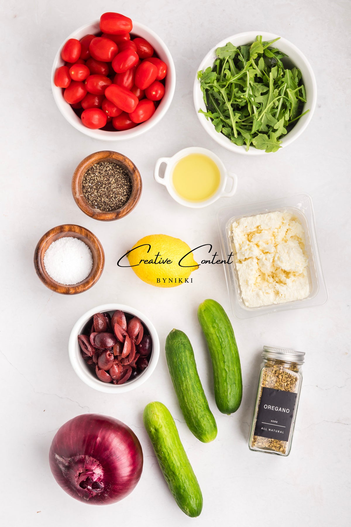 Sheet Pan Chicken Kabobs  + Greek Salad + Tsatziki- Exclusive