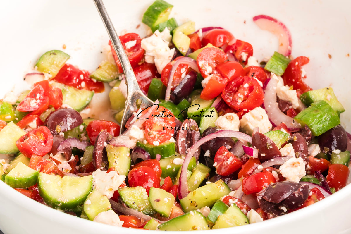 Sheet Pan Chicken Kabobs  + Greek Salad + Tsatziki- Exclusive