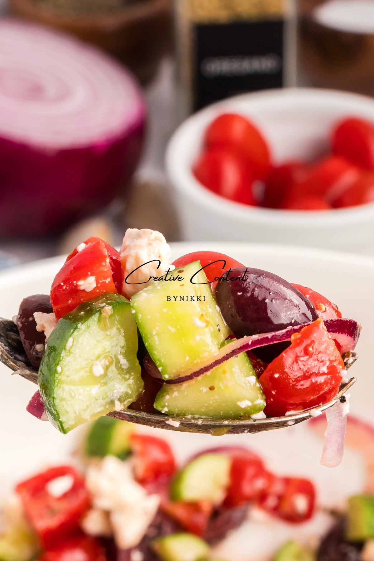 Sheet Pan Chicken Kabobs  + Greek Salad + Tsatziki- Exclusive