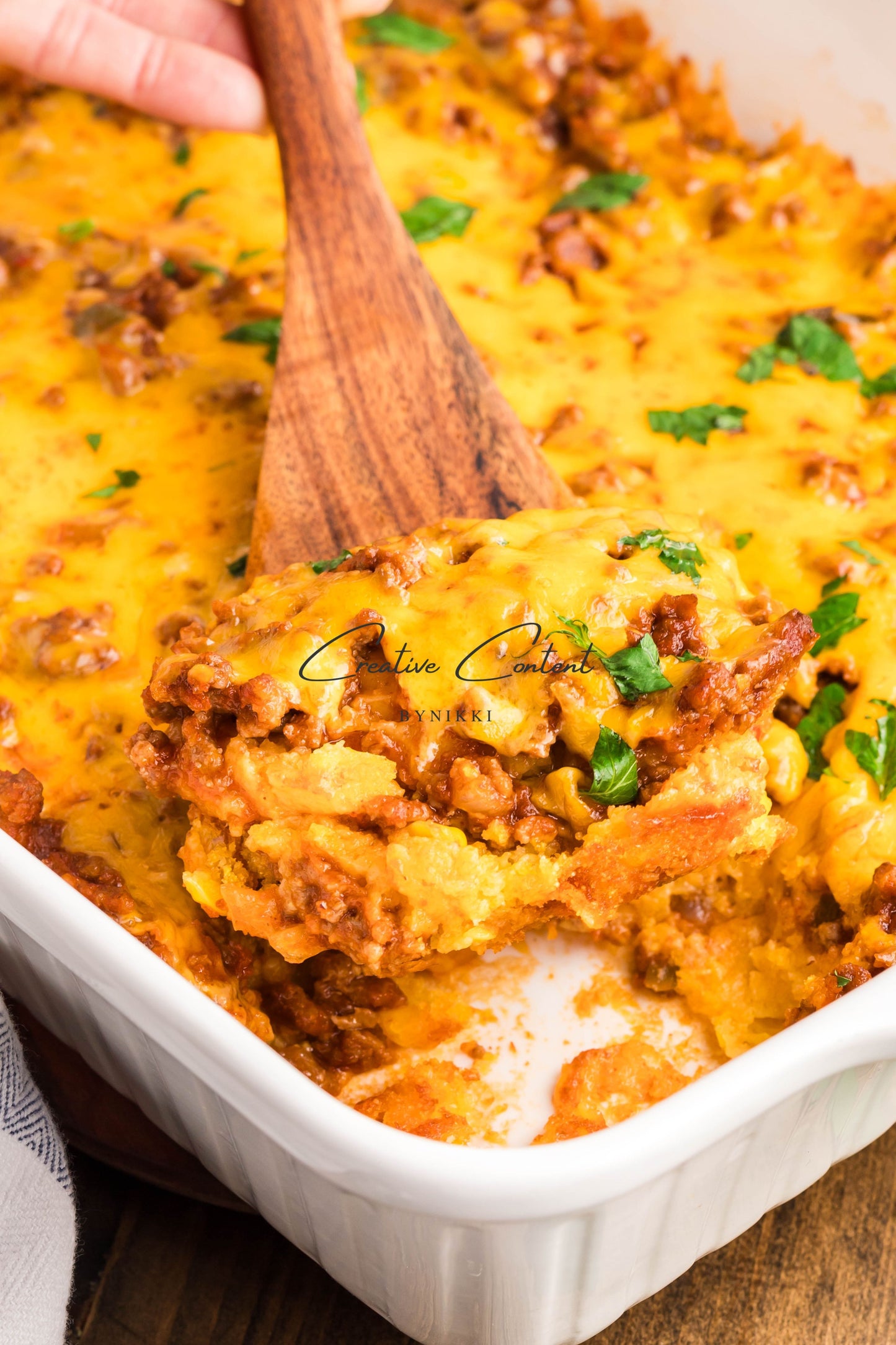 Sloppy Joe Cornbead Casserole - Exclusive