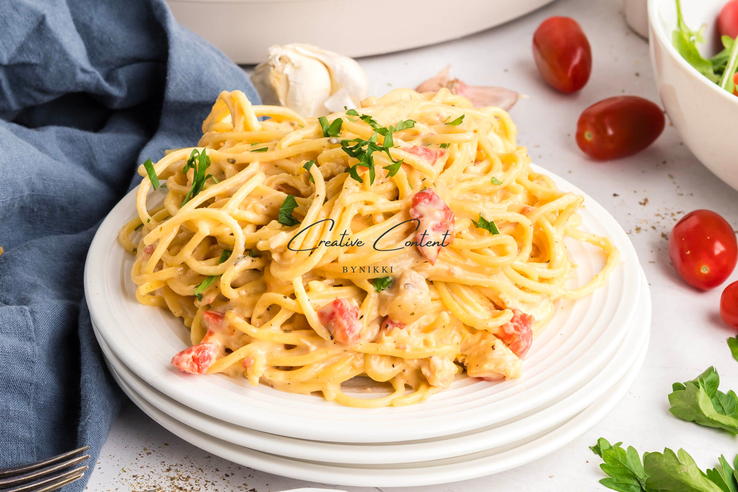 Slow Cooker Chicken Spaghetti - Exclusive