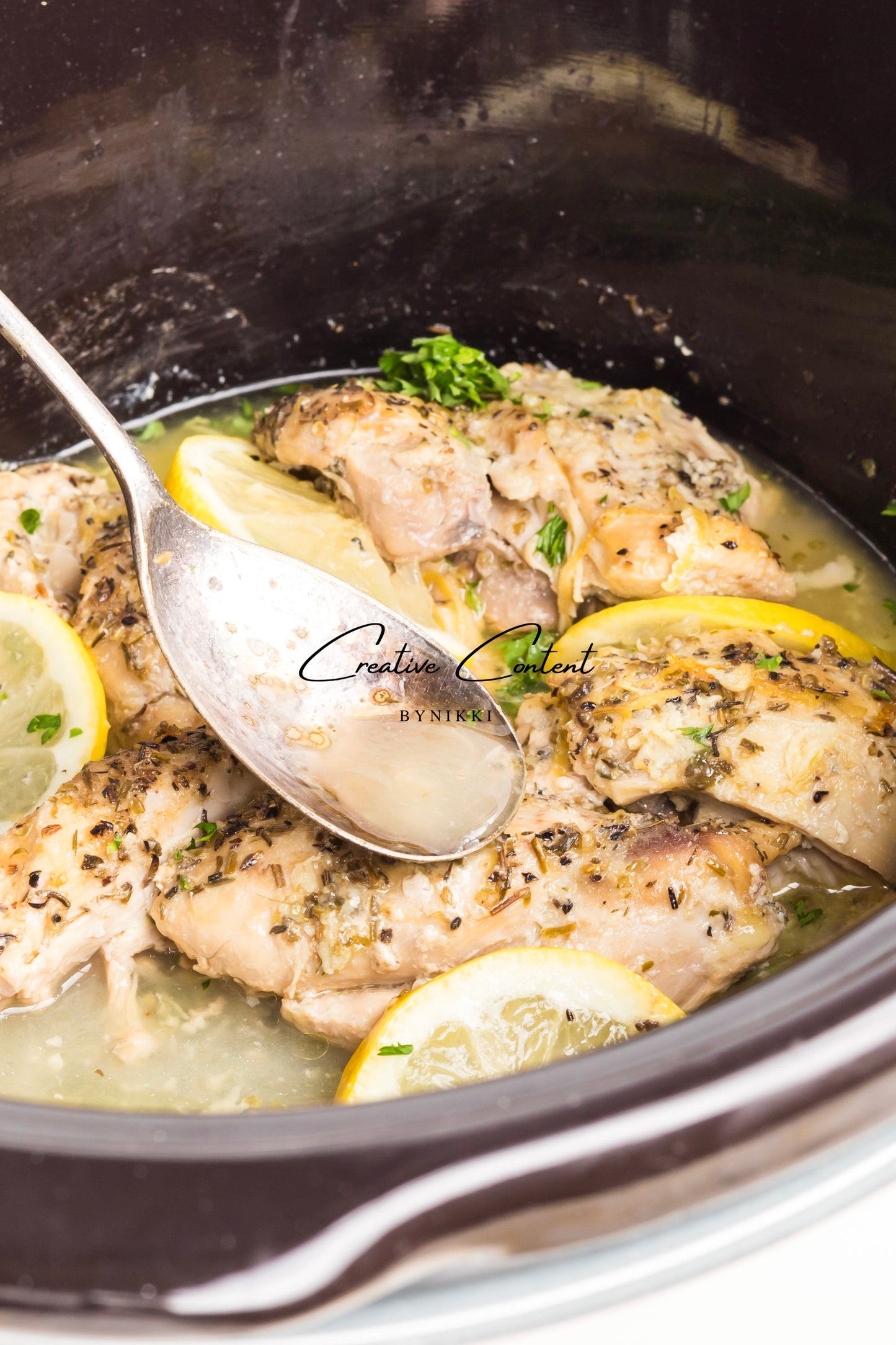 Slow Cooker Chicken Thighs   - Exclusive