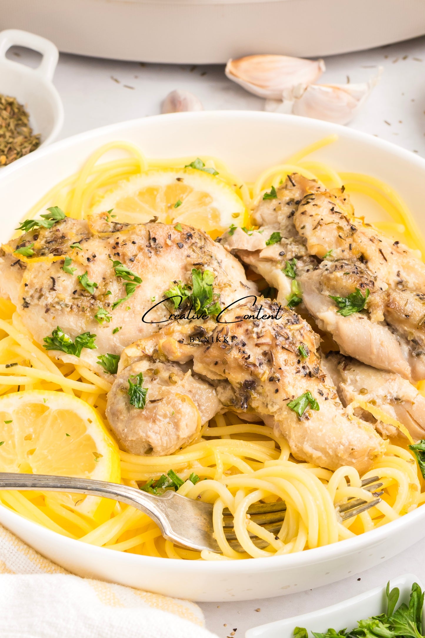 Slow Cooker Chicken Thighs   - Exclusive