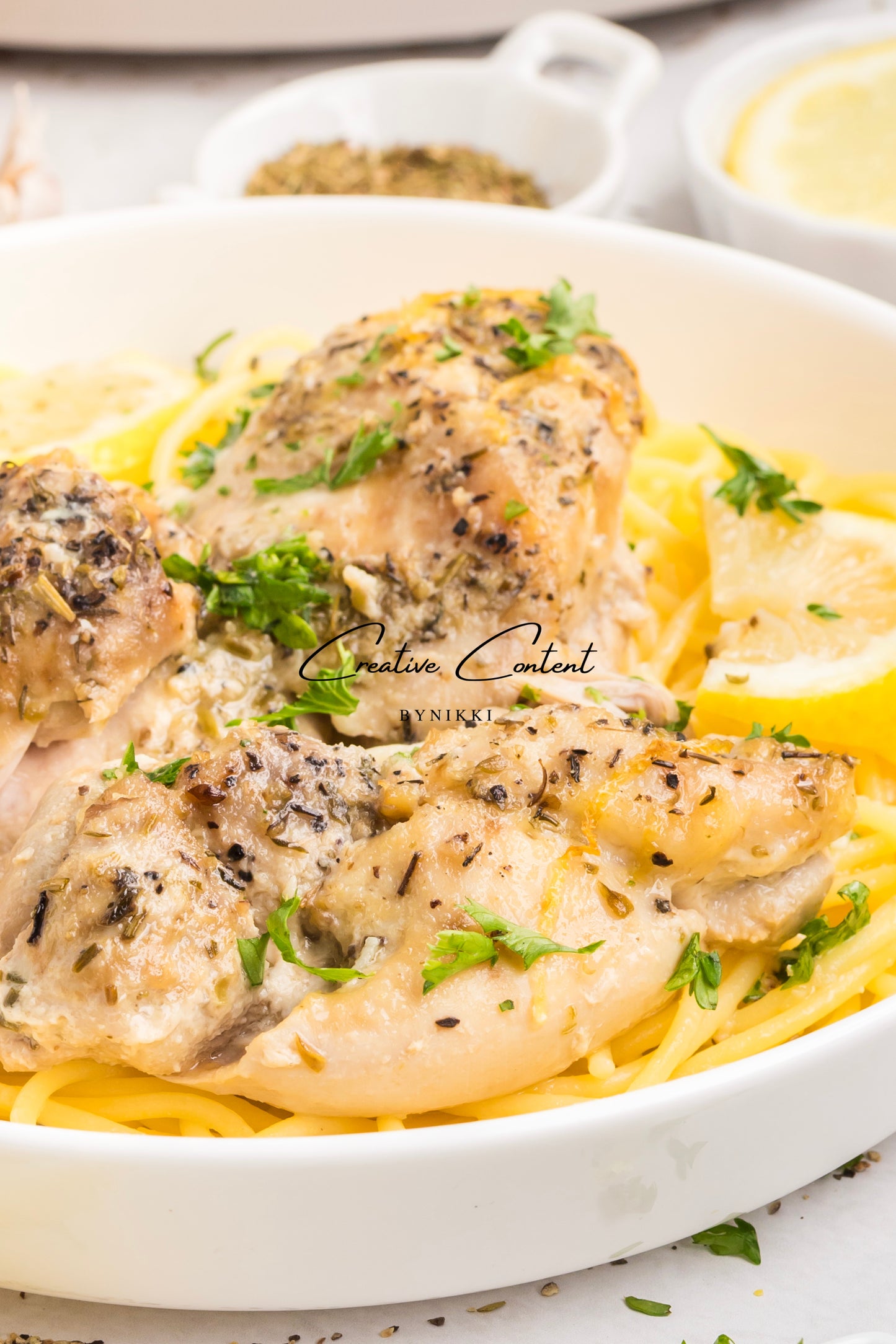 Slow Cooker Chicken Thighs   - Exclusive