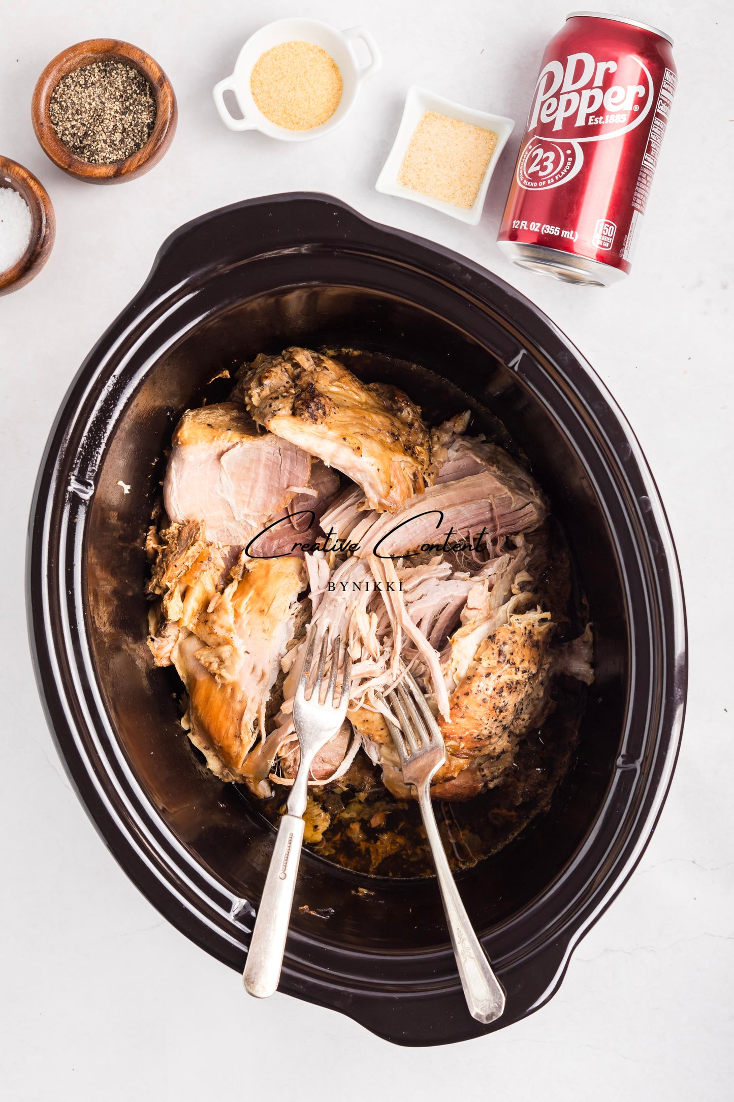 Slow Cooker Dr. Pepper Barbecue Pulled Pork  - Exclusive