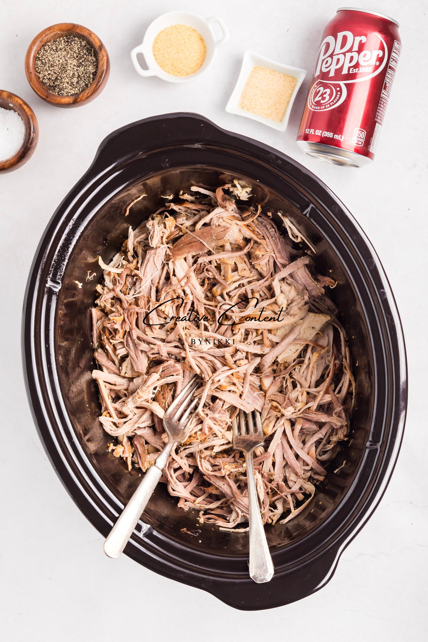 Slow Cooker Dr. Pepper Barbecue Pulled Pork  - Exclusive