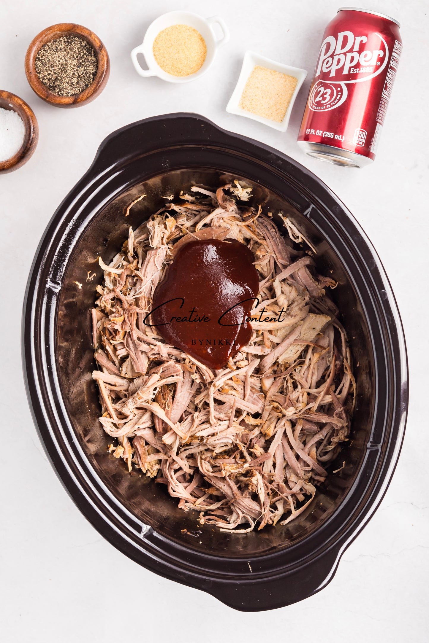 Slow Cooker Dr. Pepper Barbecue Pulled Pork  - Exclusive
