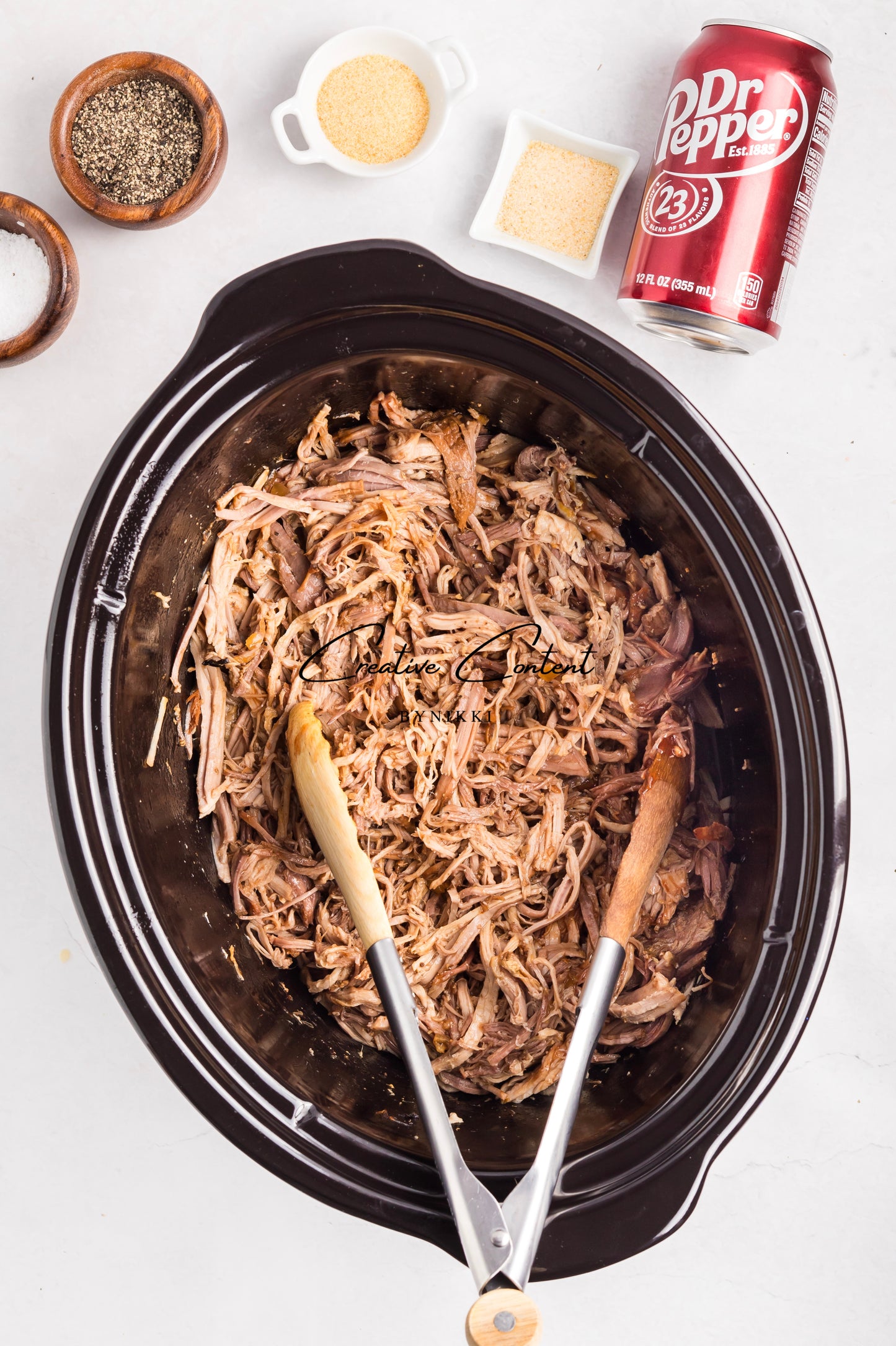 Slow Cooker Dr. Pepper Barbecue Pulled Pork  - Exclusive