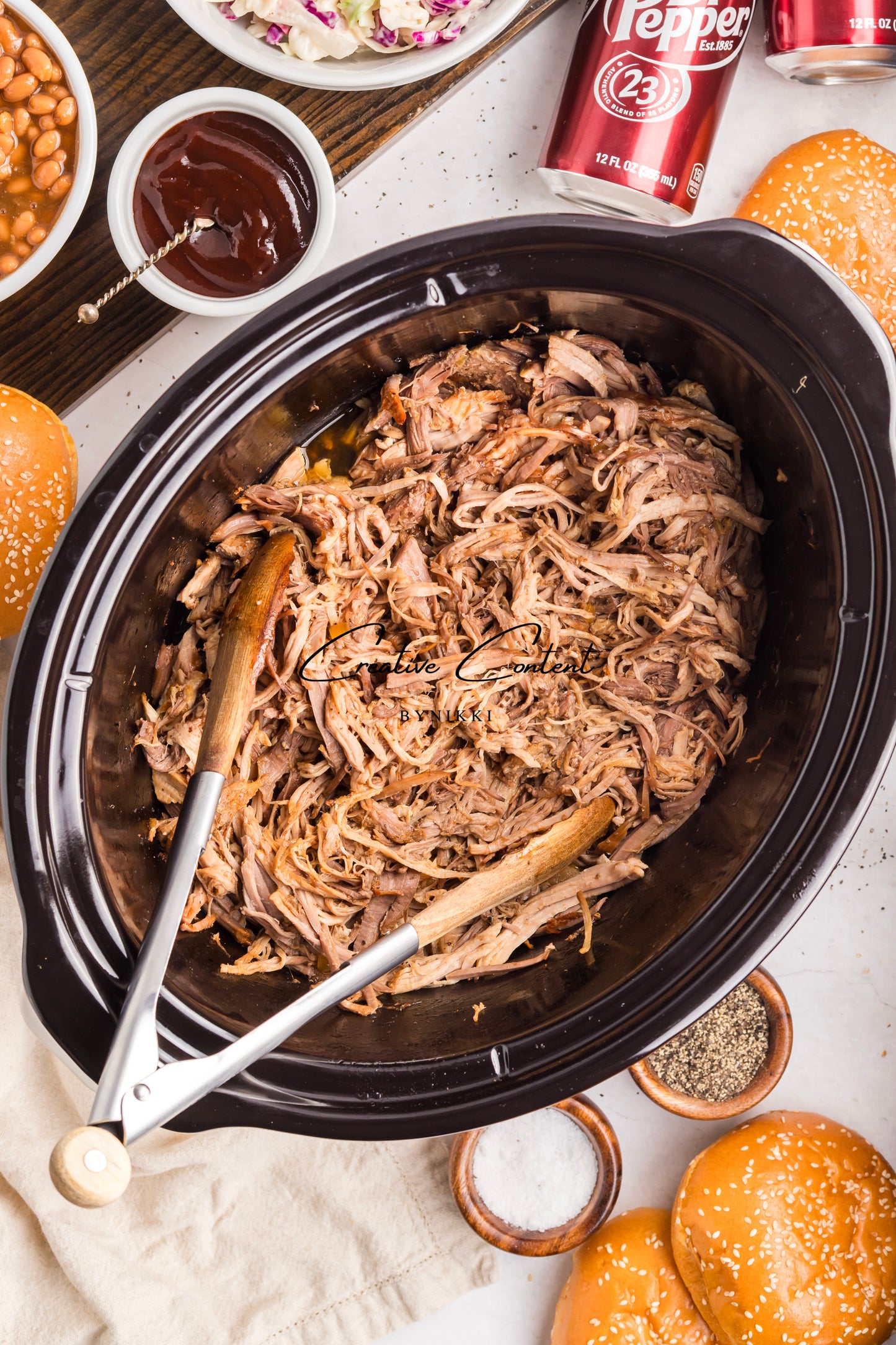 Slow Cooker Dr. Pepper Barbecue Pulled Pork  - Exclusive
