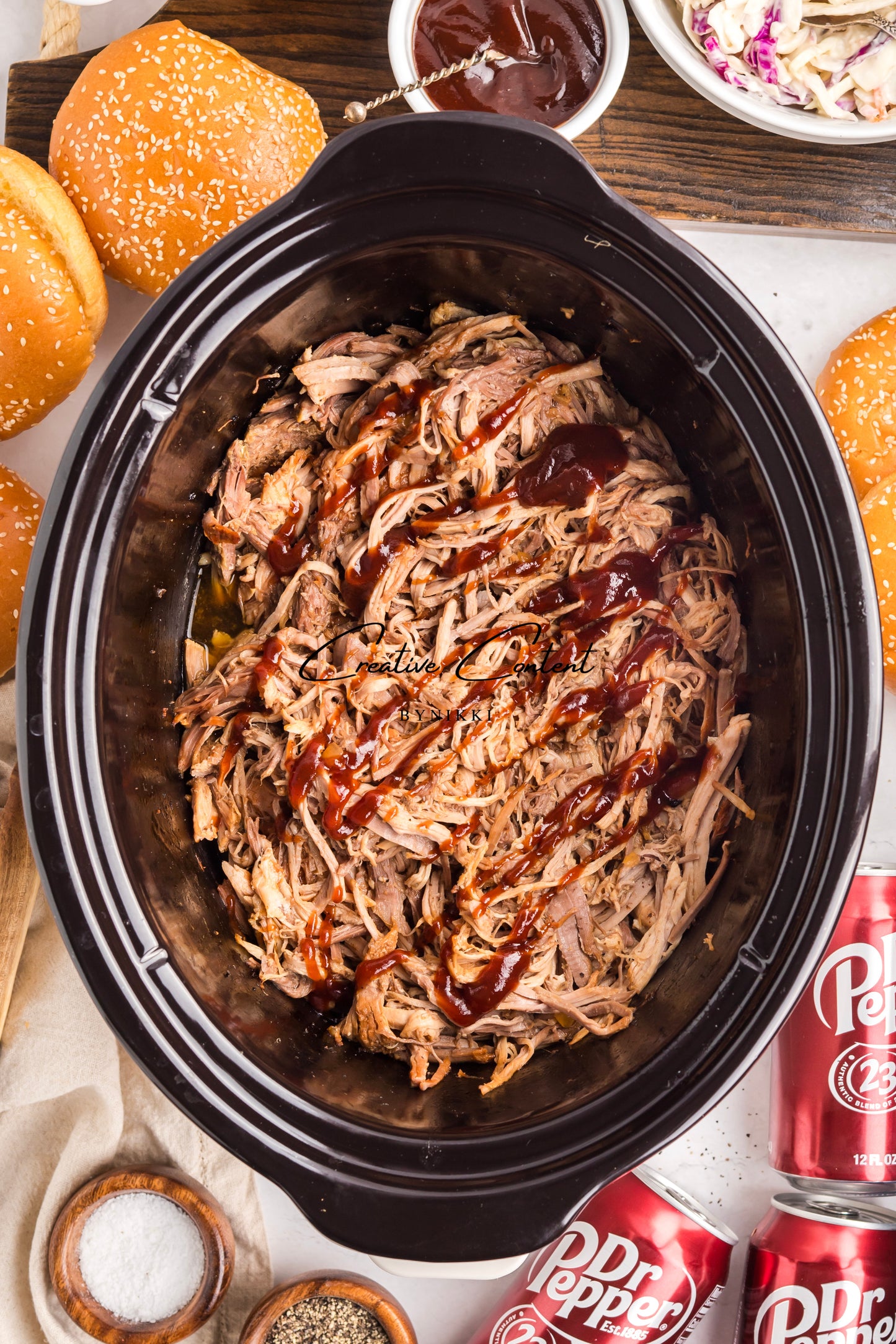 Slow Cooker Dr. Pepper Barbecue Pulled Pork  - Exclusive