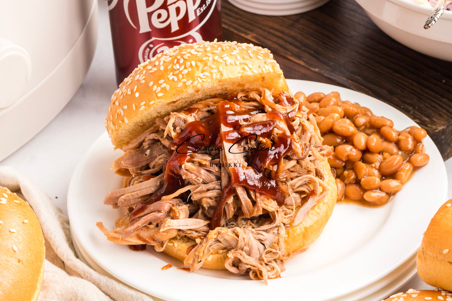 Slow Cooker Dr. Pepper Barbecue Pulled Pork  - Exclusive