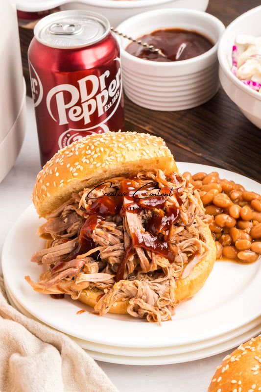 Slow Cooker Dr. Pepper Barbecue Pulled Pork  - Exclusive