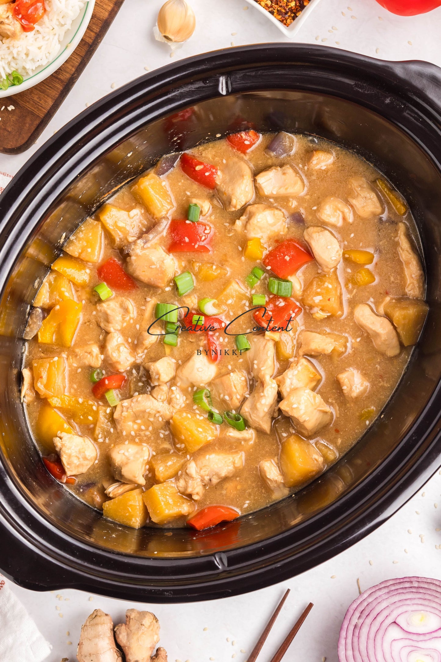 Slow Cooker Hawaiian Chicken  - Exclusive