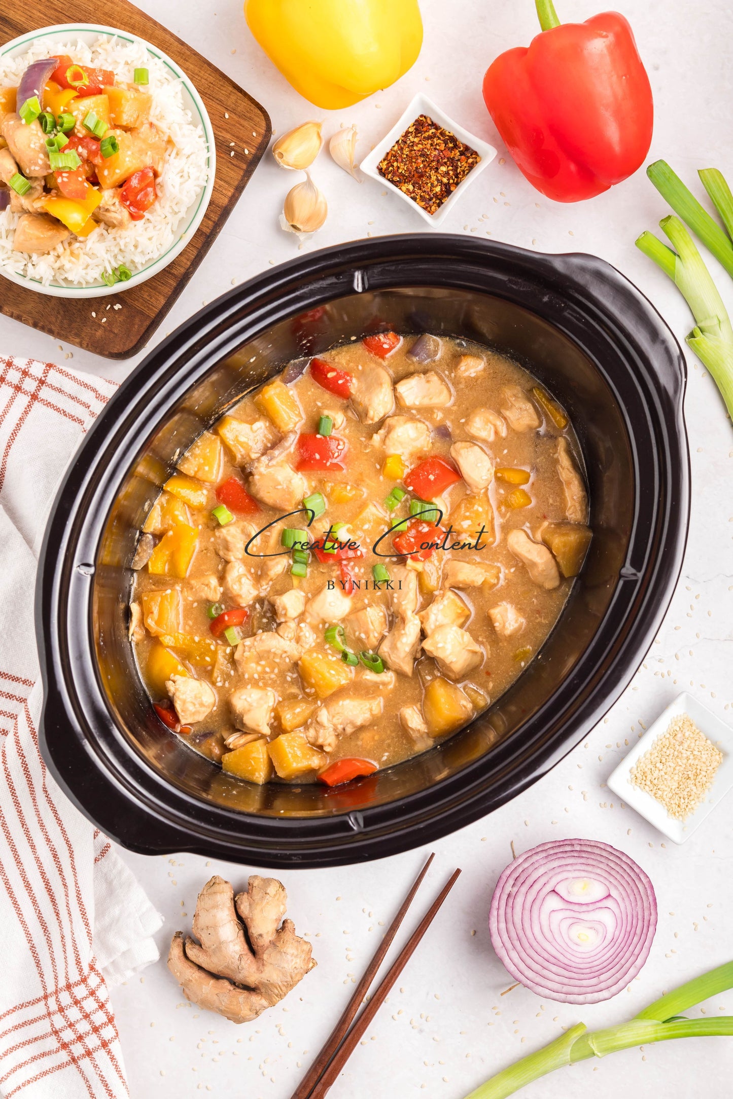 Slow Cooker Hawaiian Chicken  - Exclusive
