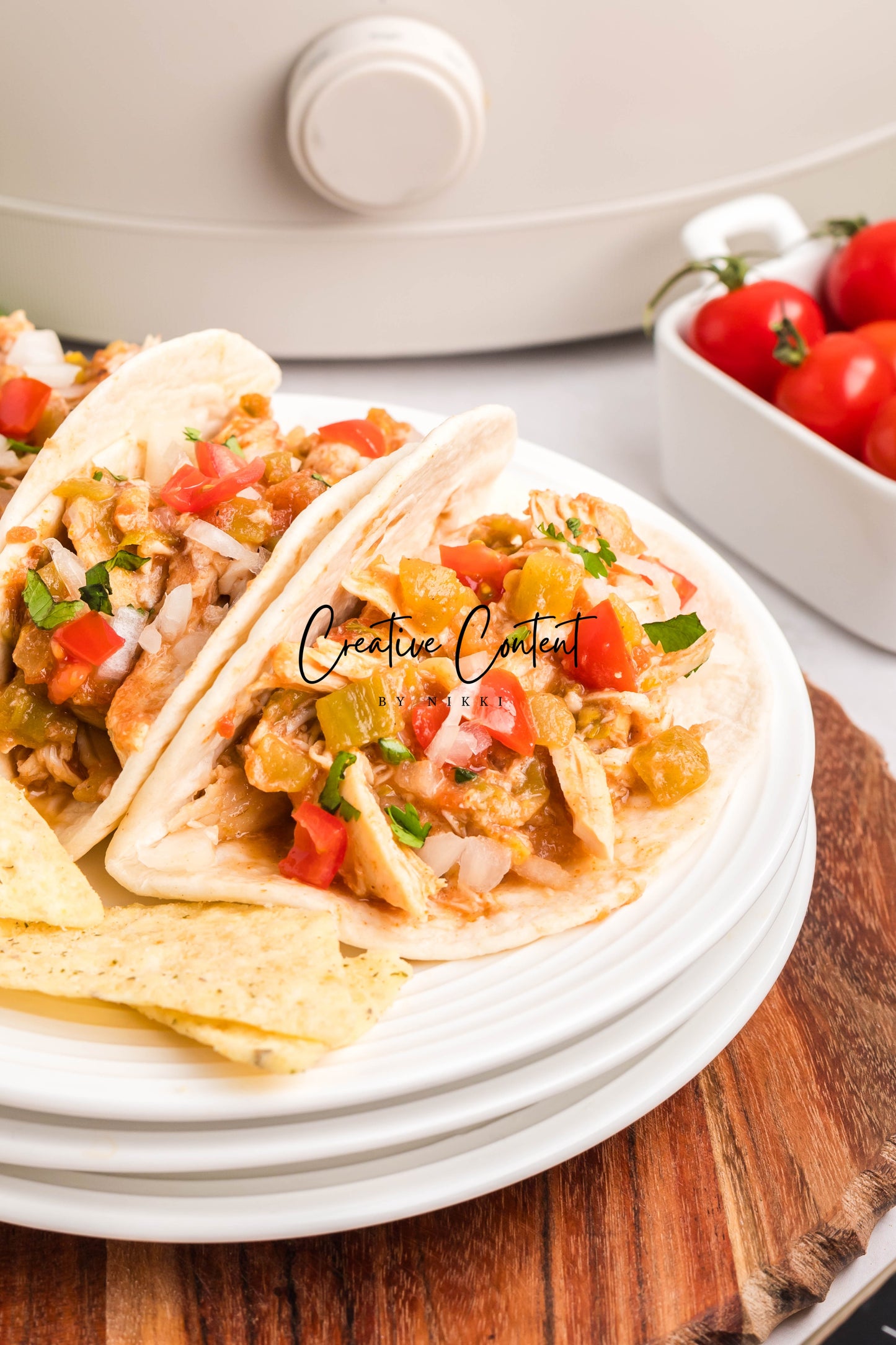 Slow Cooker Shredded Taco Chicken - Set 1 of 2