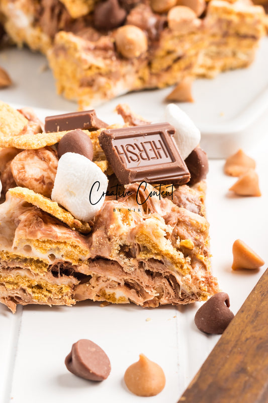 No Bake Smores Bars-Set 1 of 2