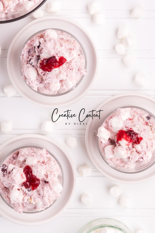 Cranberry Fluff Salad - Set 2 of 2