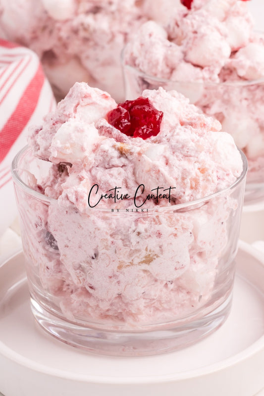 Cranberry Fluff Salad - Set 2 of 2