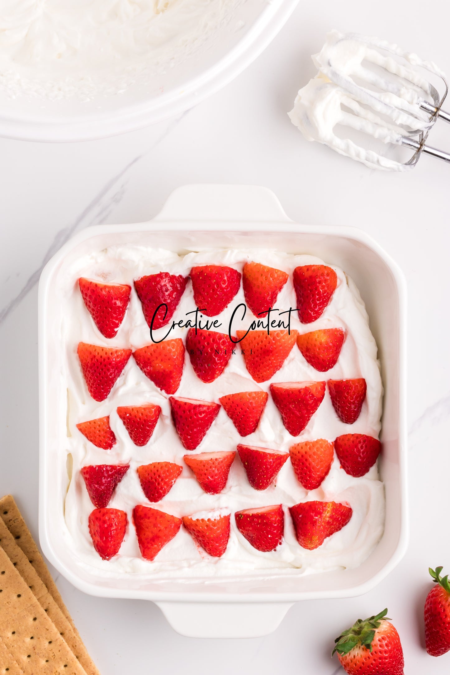 Strawberry Icebox Cake-Set 2 of 2