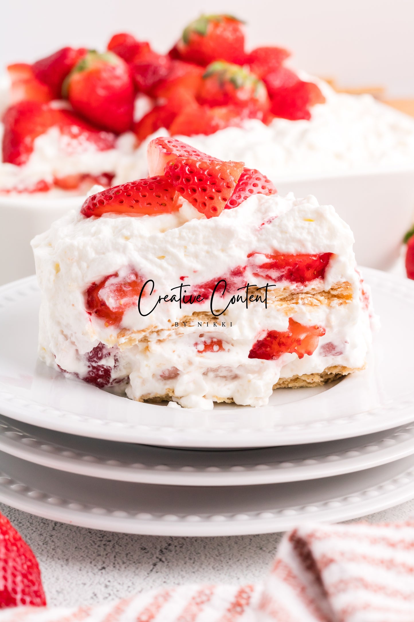 Strawberry Icebox Cake-Set 2 of 2